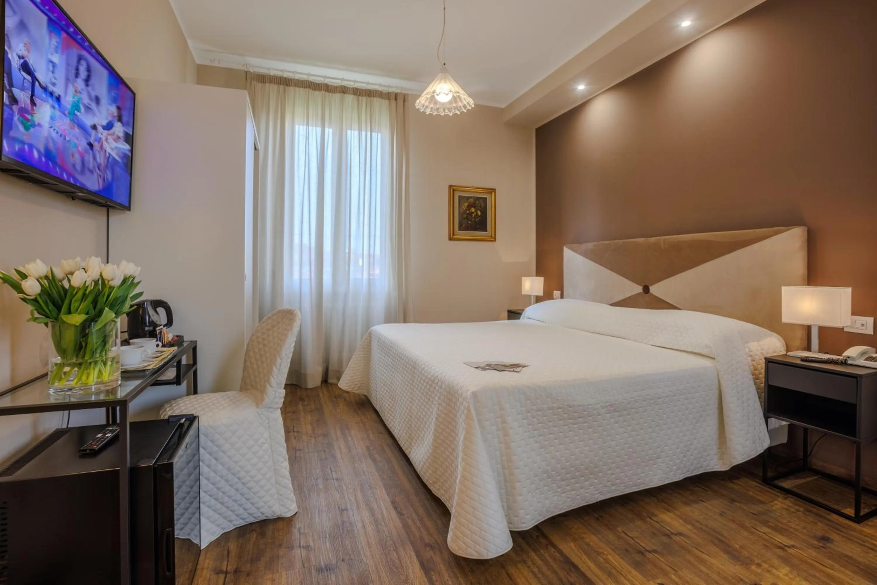 Bed in Albergo Alassio