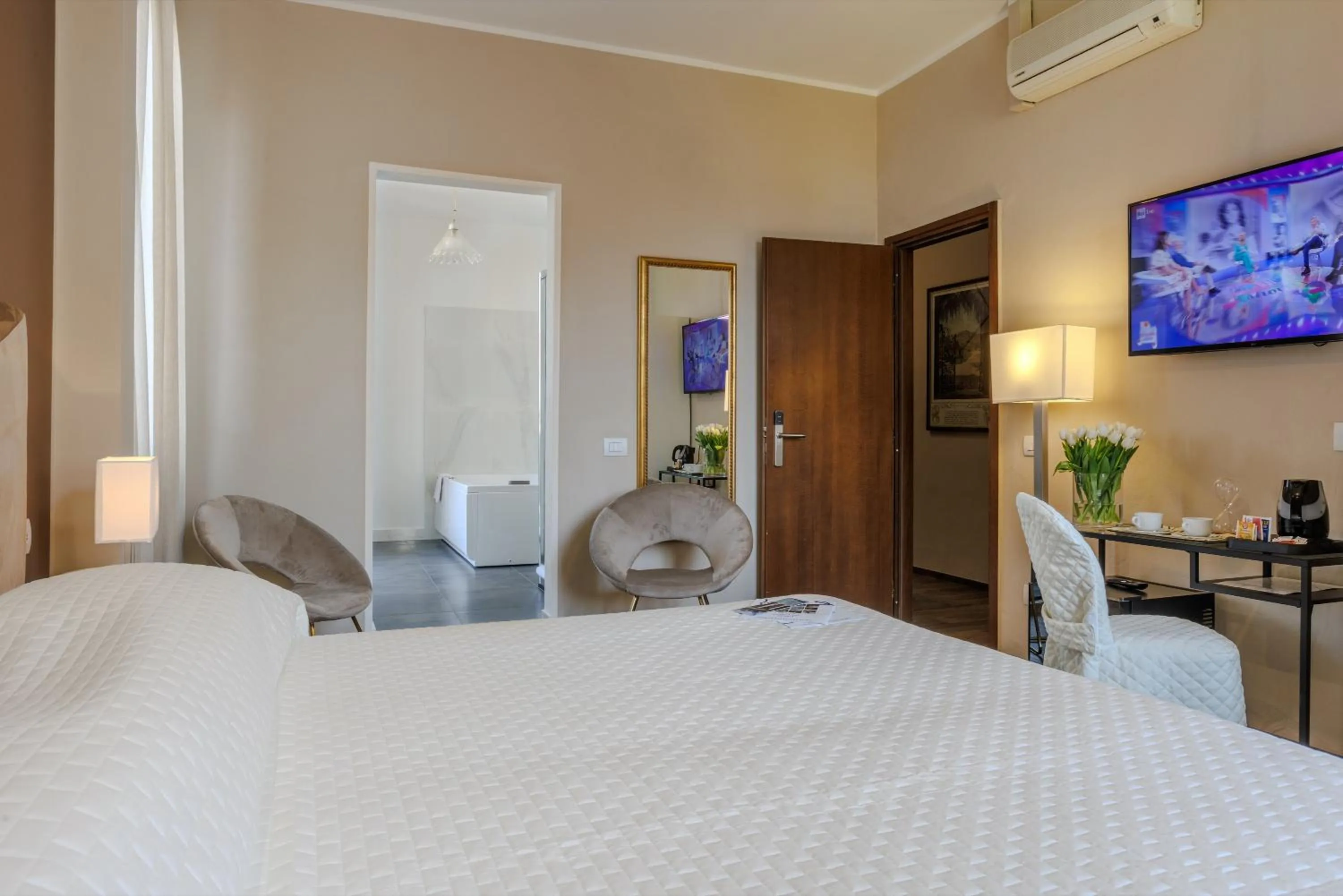 Bed in Albergo Alassio