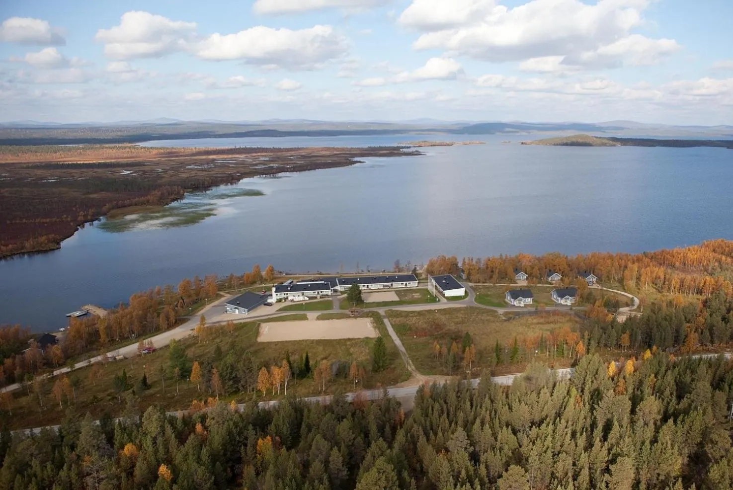 Natural landscape in Youth Center Vasatokka