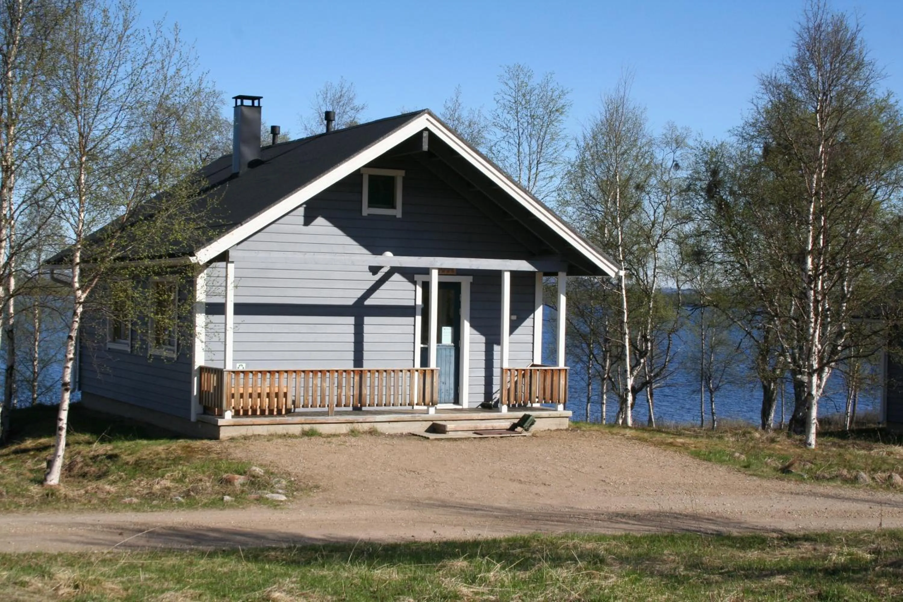 Facade/entrance in Youth Center Vasatokka