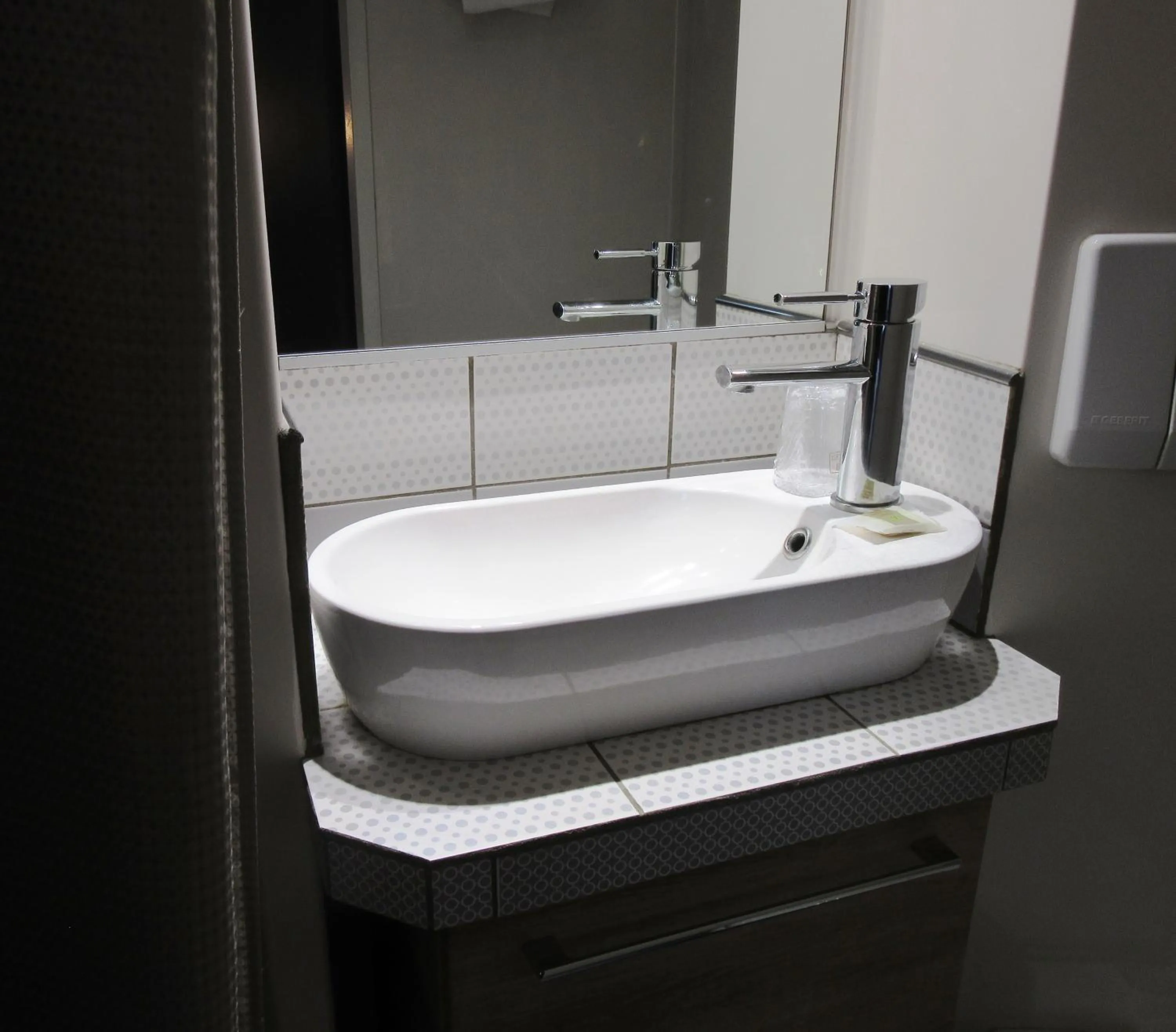 Bathroom in Logis Hôtel des Causses