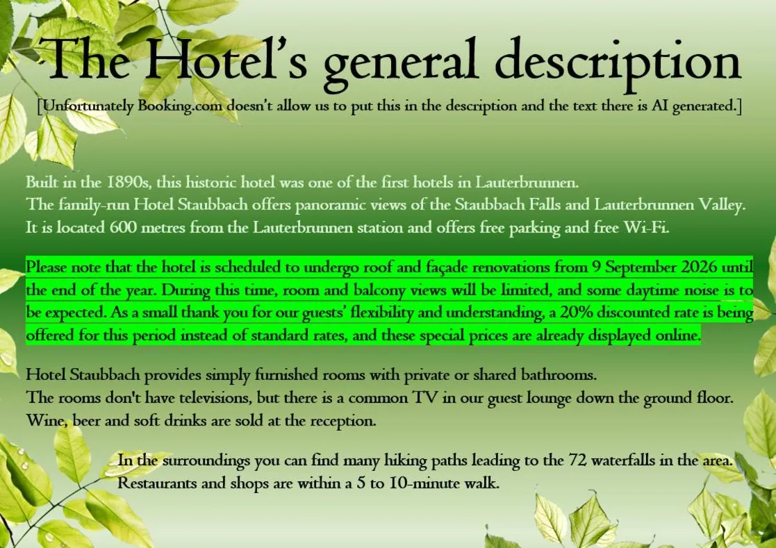 Hotel Staubbach