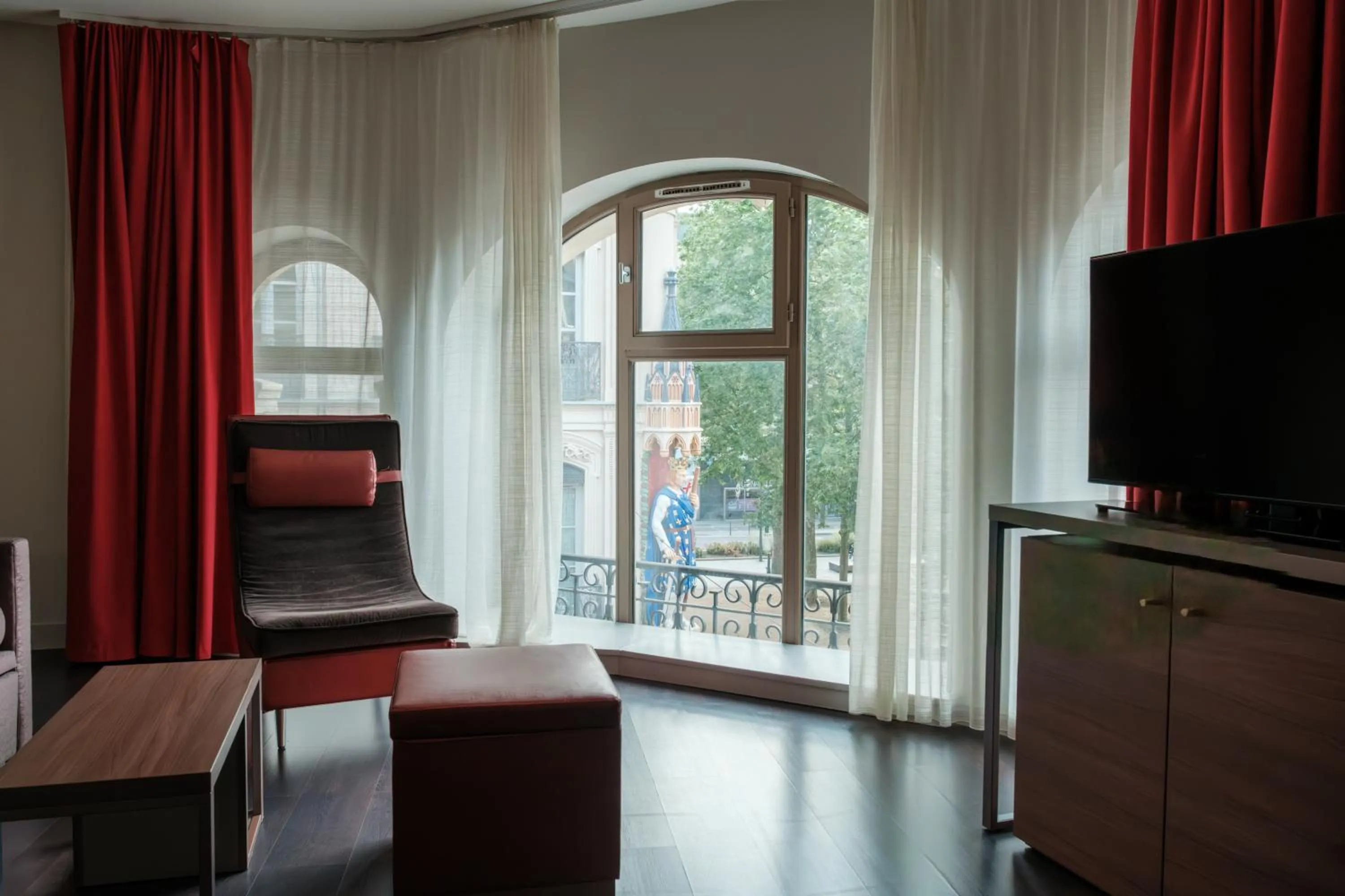 Living room in Comfort Aparthotel Saint-Etienne