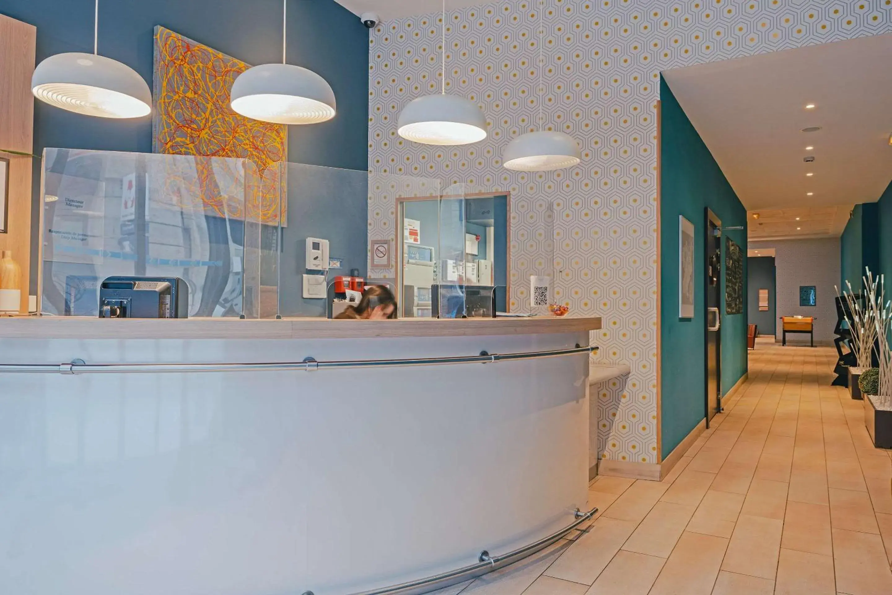 Lobby or reception in Comfort Aparthotel Saint-Etienne Lobby or reception in Comfort Aparthotel Saint-Etienne