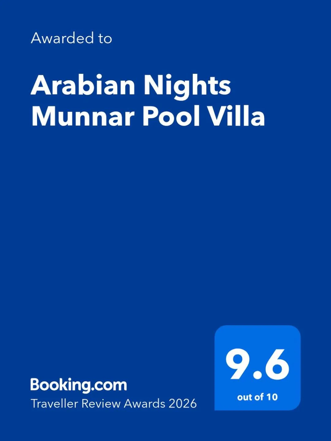 Property logo or sign in Arabian Nights Munnar,Family Villa with Pool