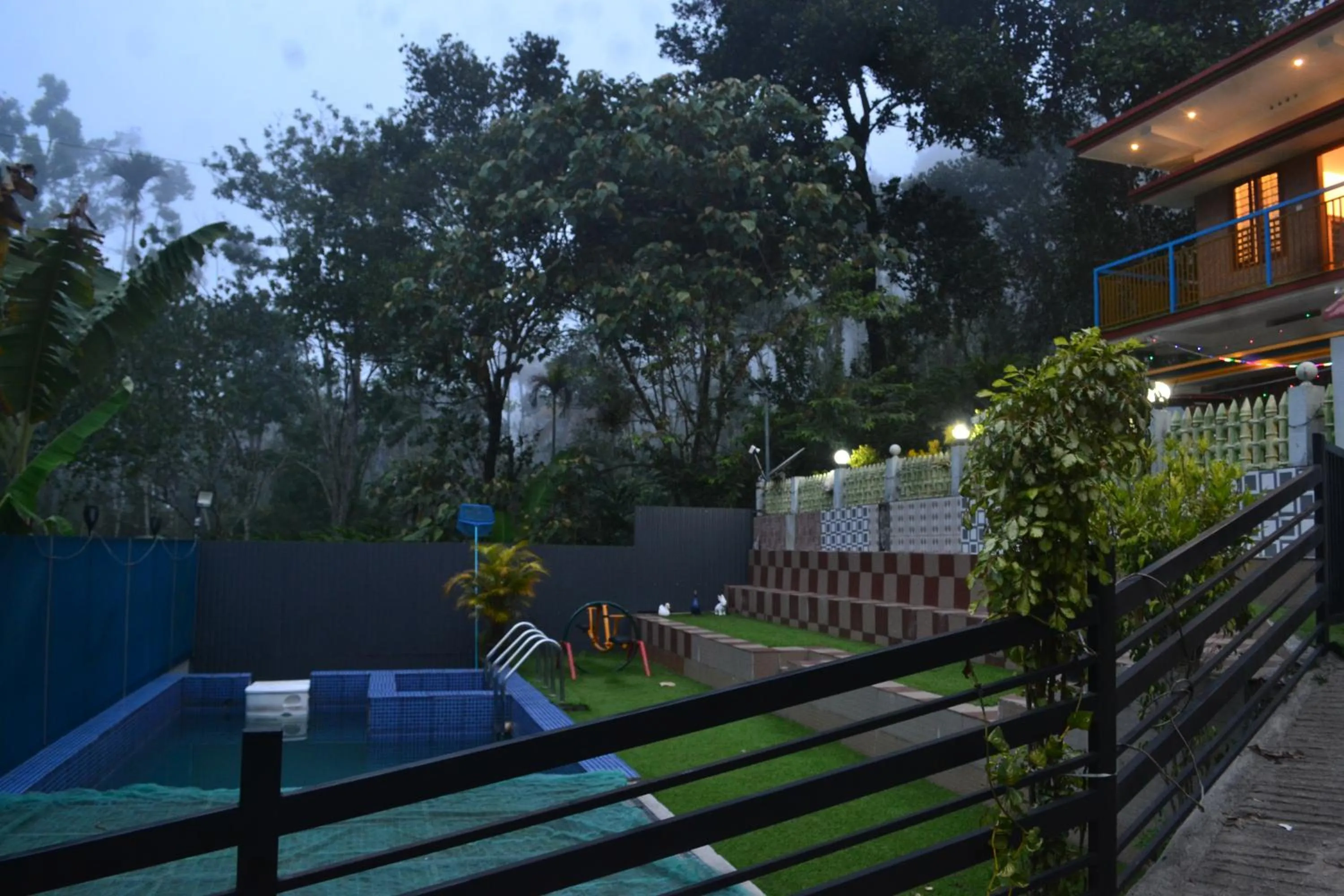 Pool view in Arabian Nights Munnar Pool Villa