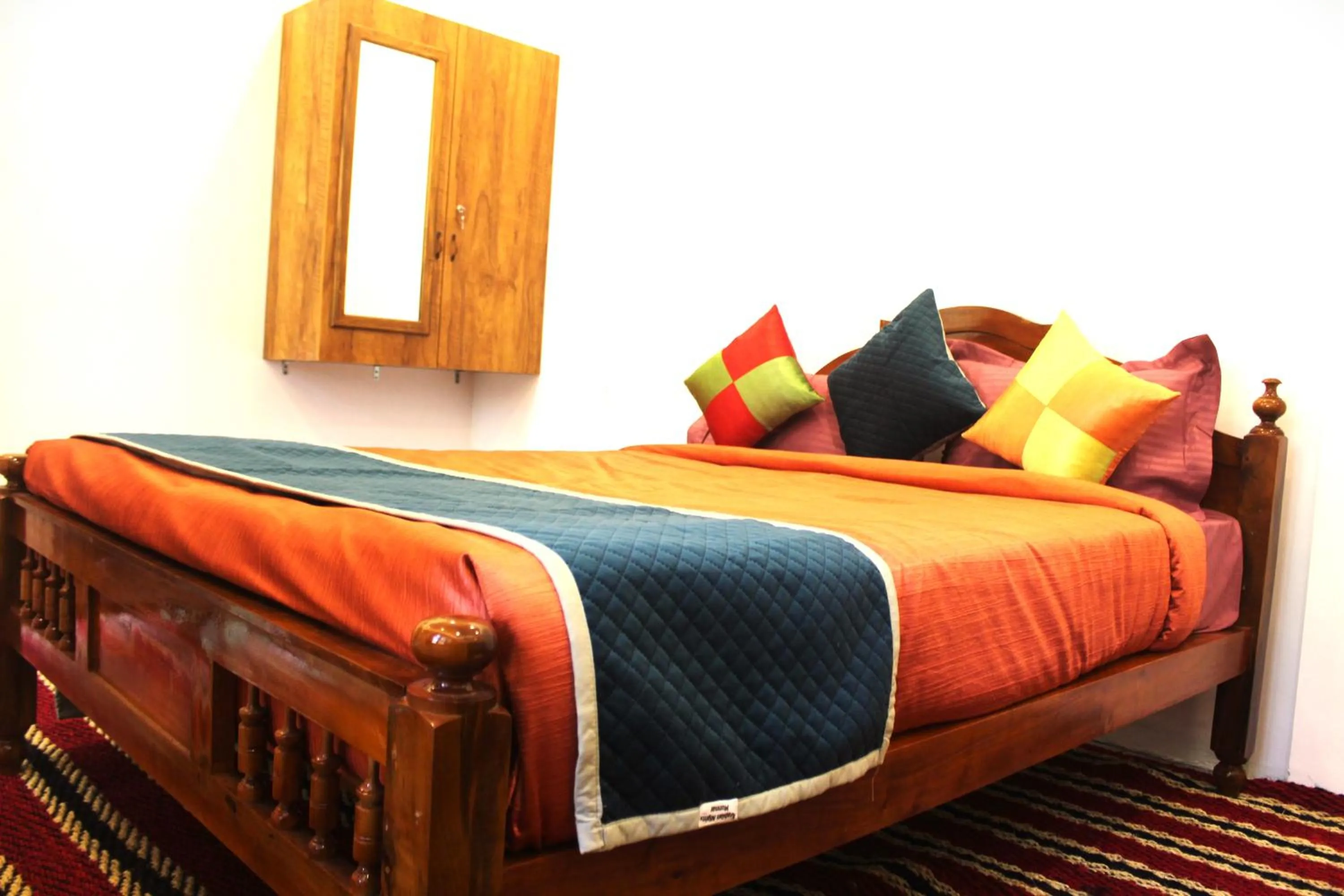 Bed in Arabian Nights Munnar Pool Villa