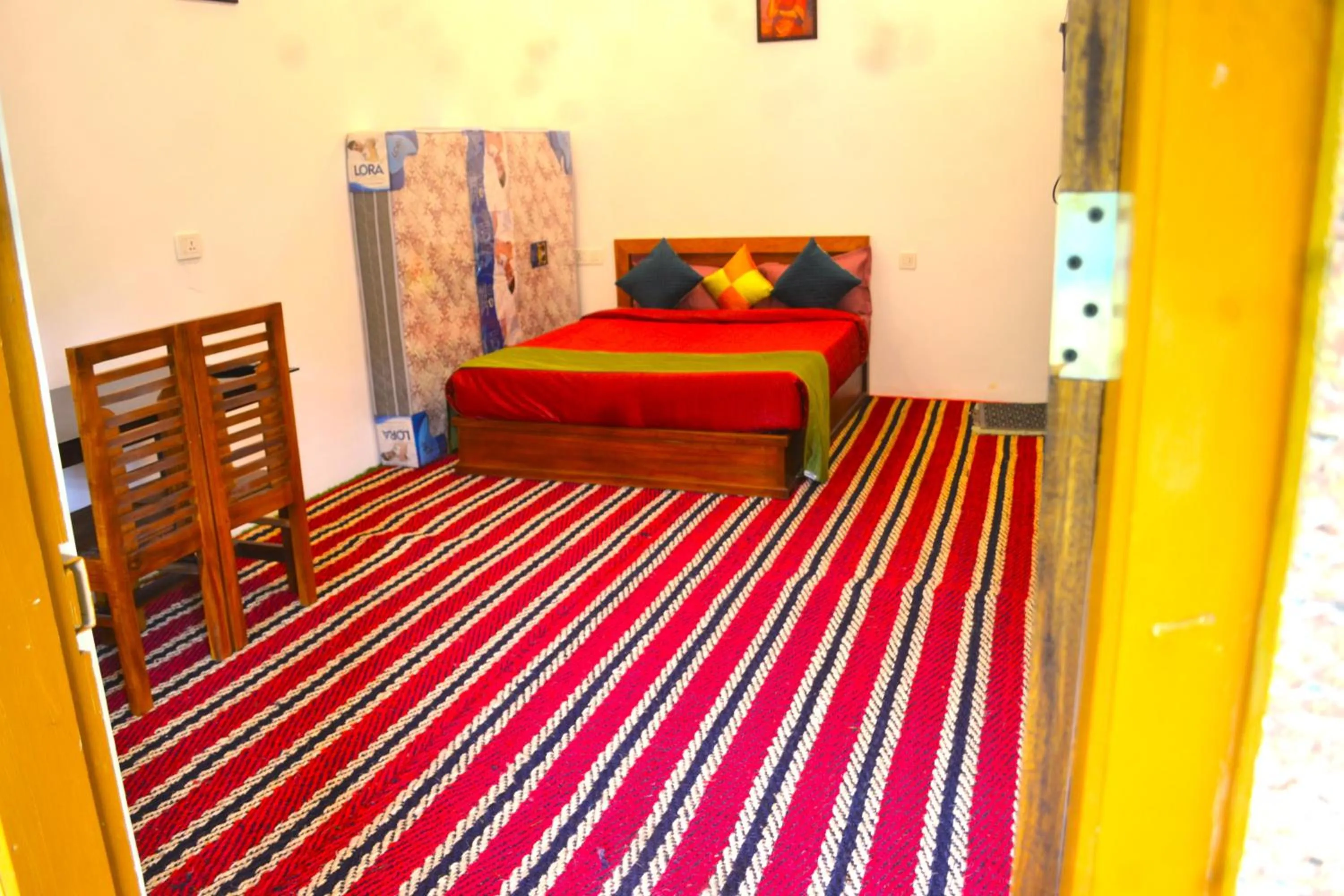 Bed in Arabian Nights Munnar Pool Villa