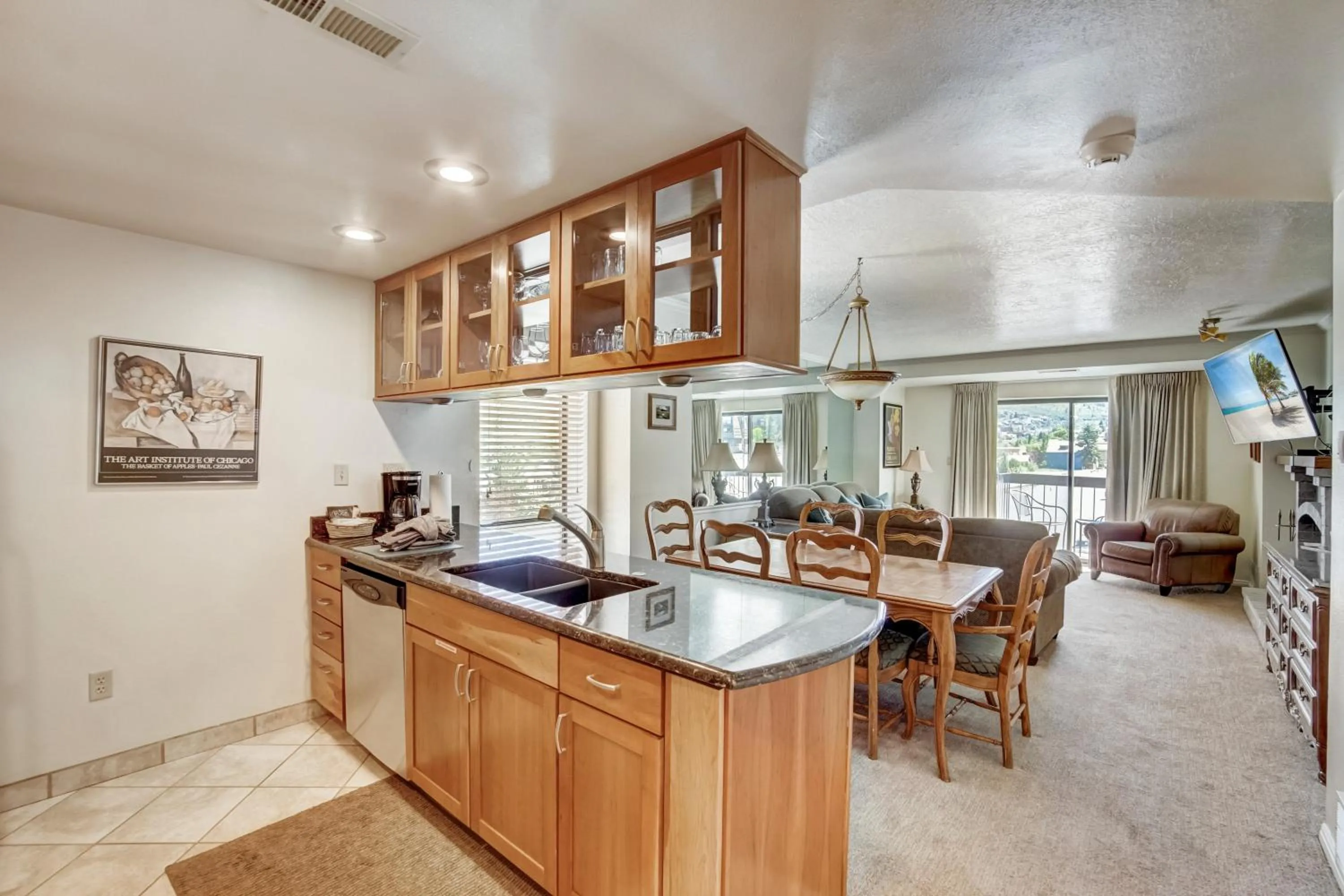 Living room in Shadow Ridge by All Seasons Resort Lodging