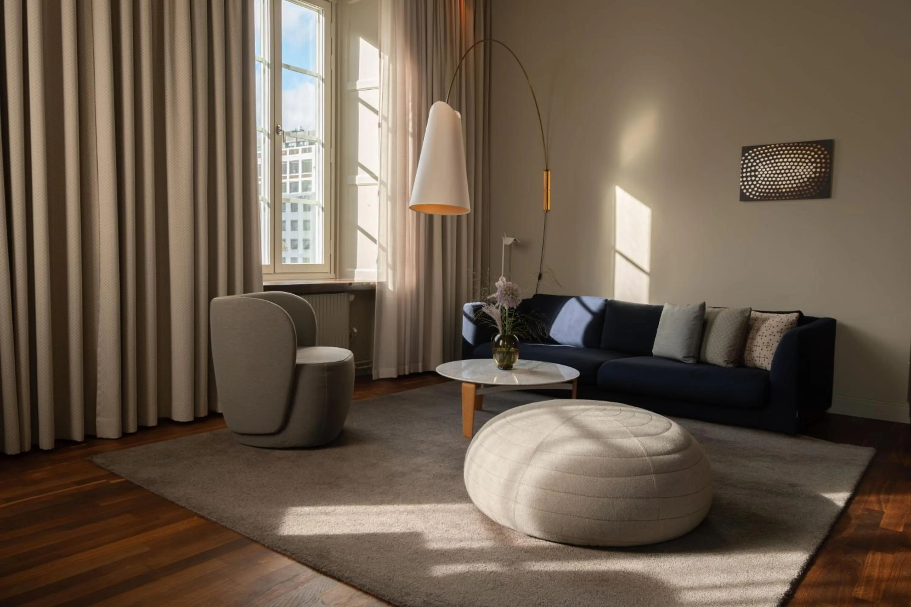 Seating area in Nobis Hotel Stockholm, a Member of Design Hotels