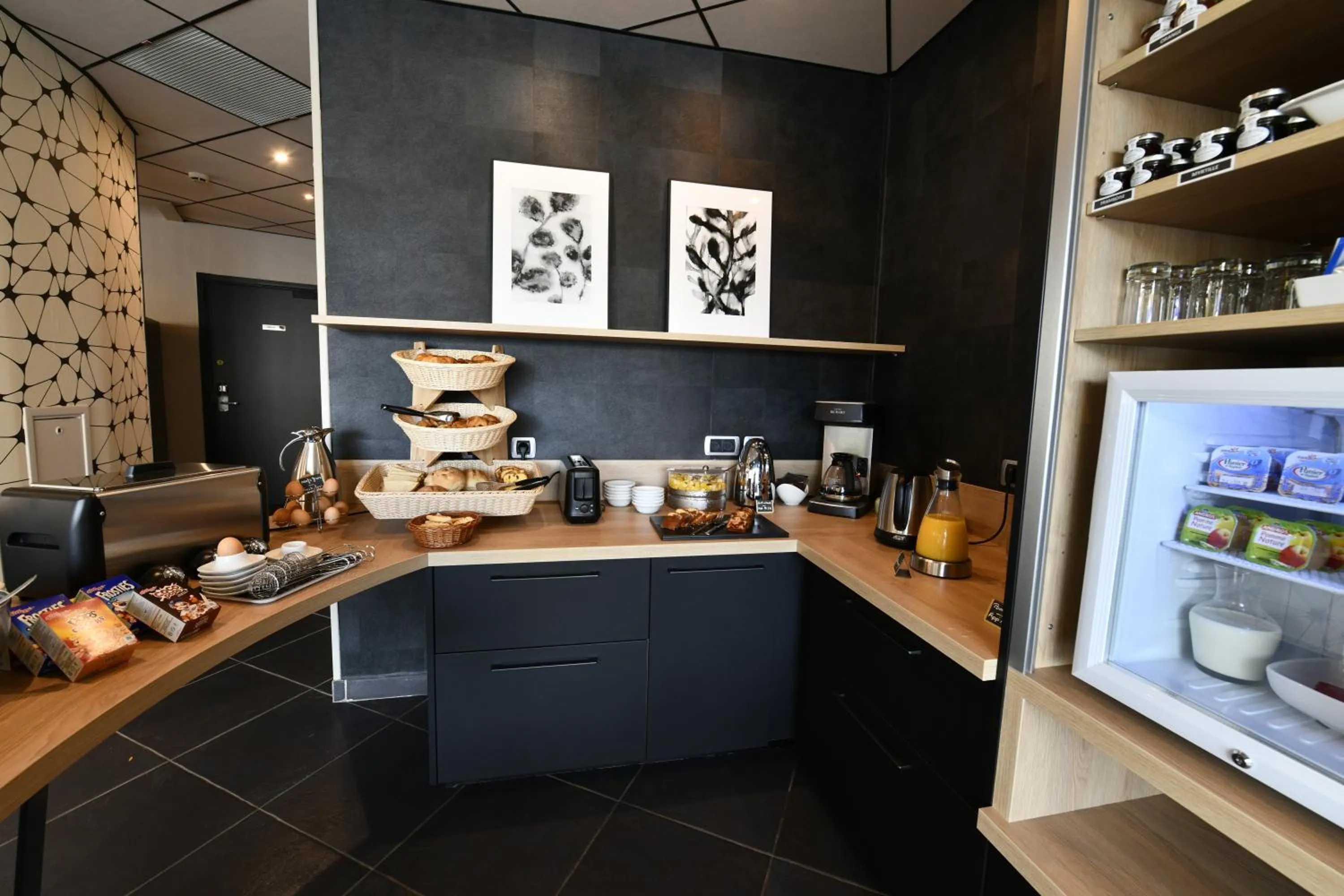 Buffet breakfast in In Situ Hotel