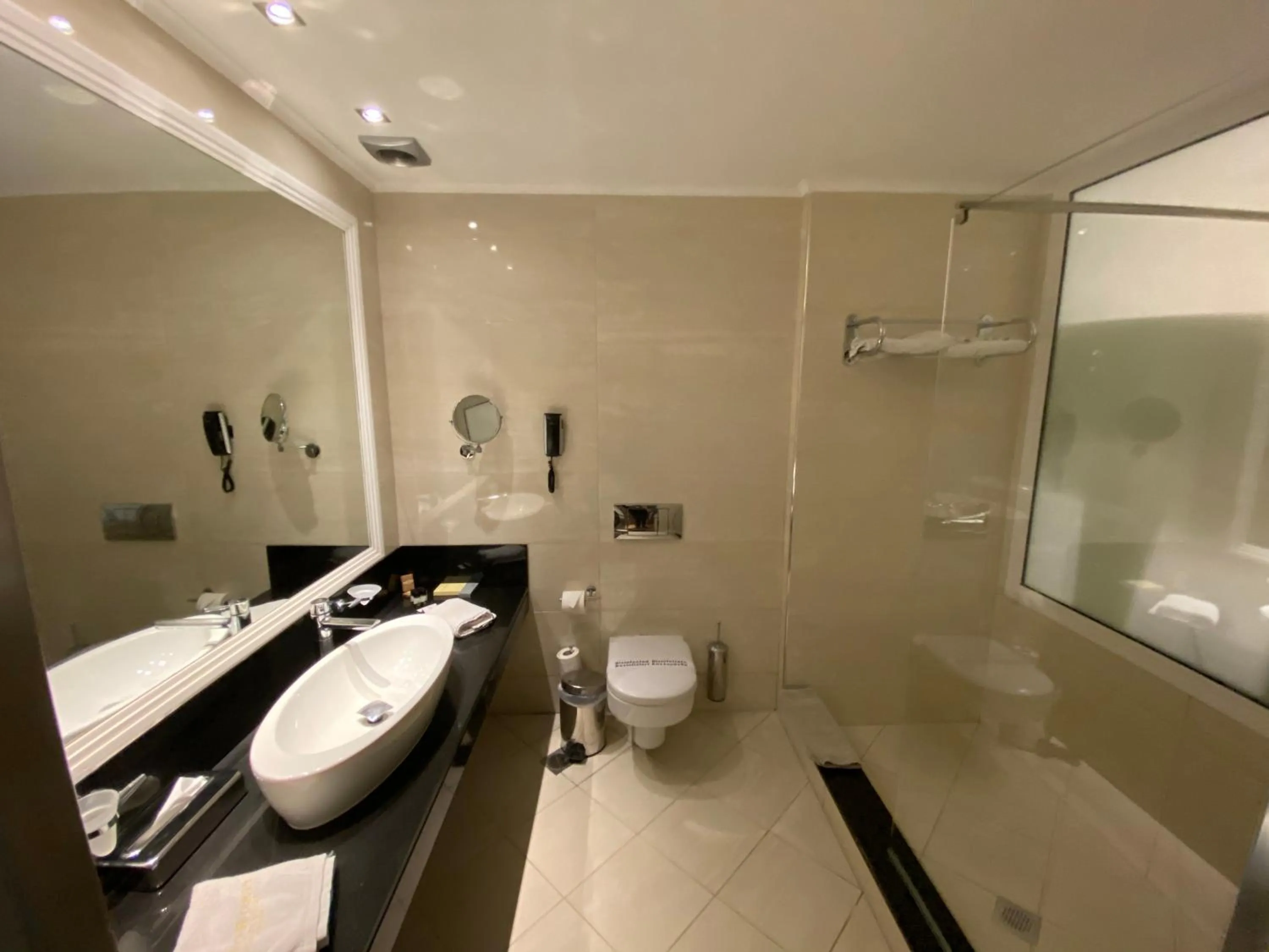 Shower in Litohoro Olympus Resort Villas & Spa