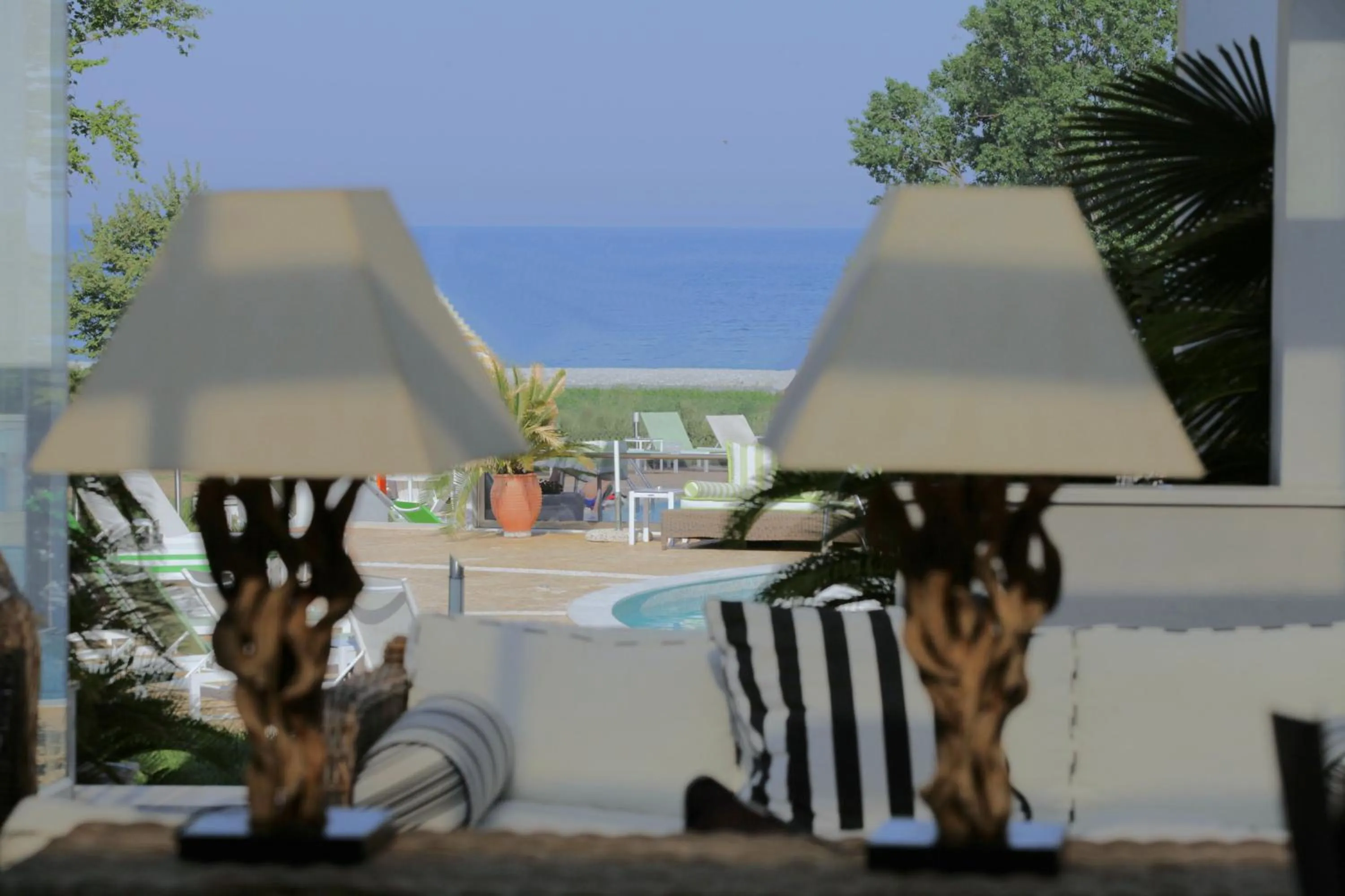 Facade/entrance in Litohoro Olympus Resort Villas & Spa