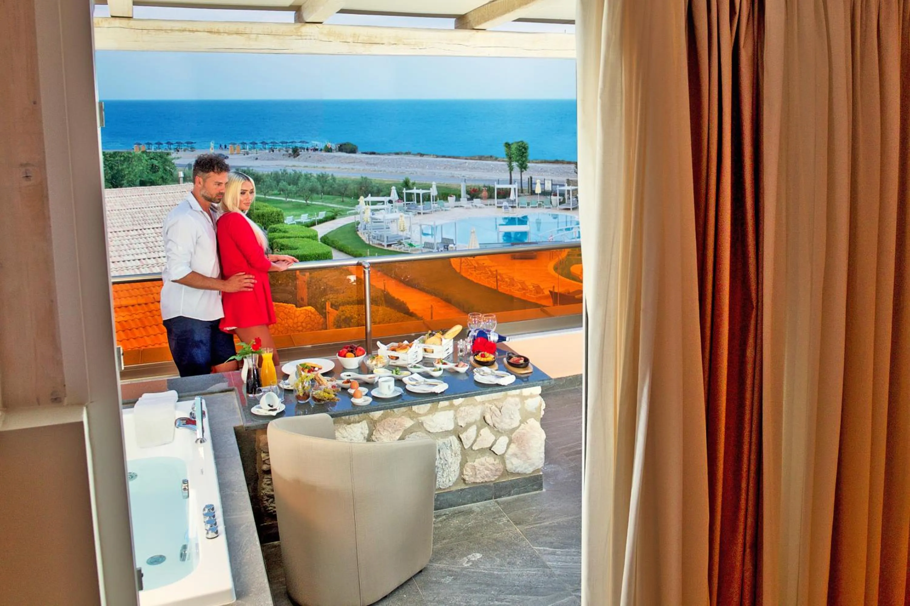 BBQ facilities in Litohoro Olympus Resort Villas & Spa