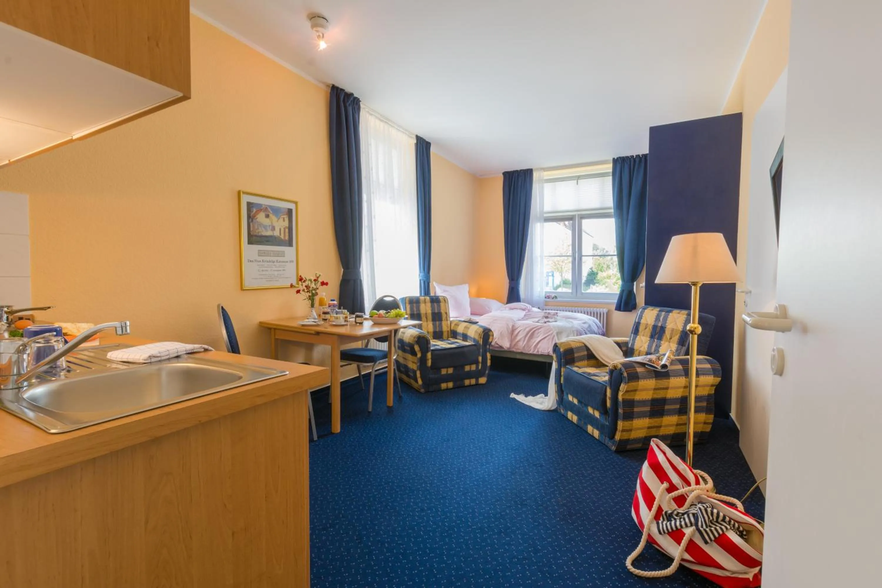 Photo of the whole room, Bed in Appartementhaus Villa Norden