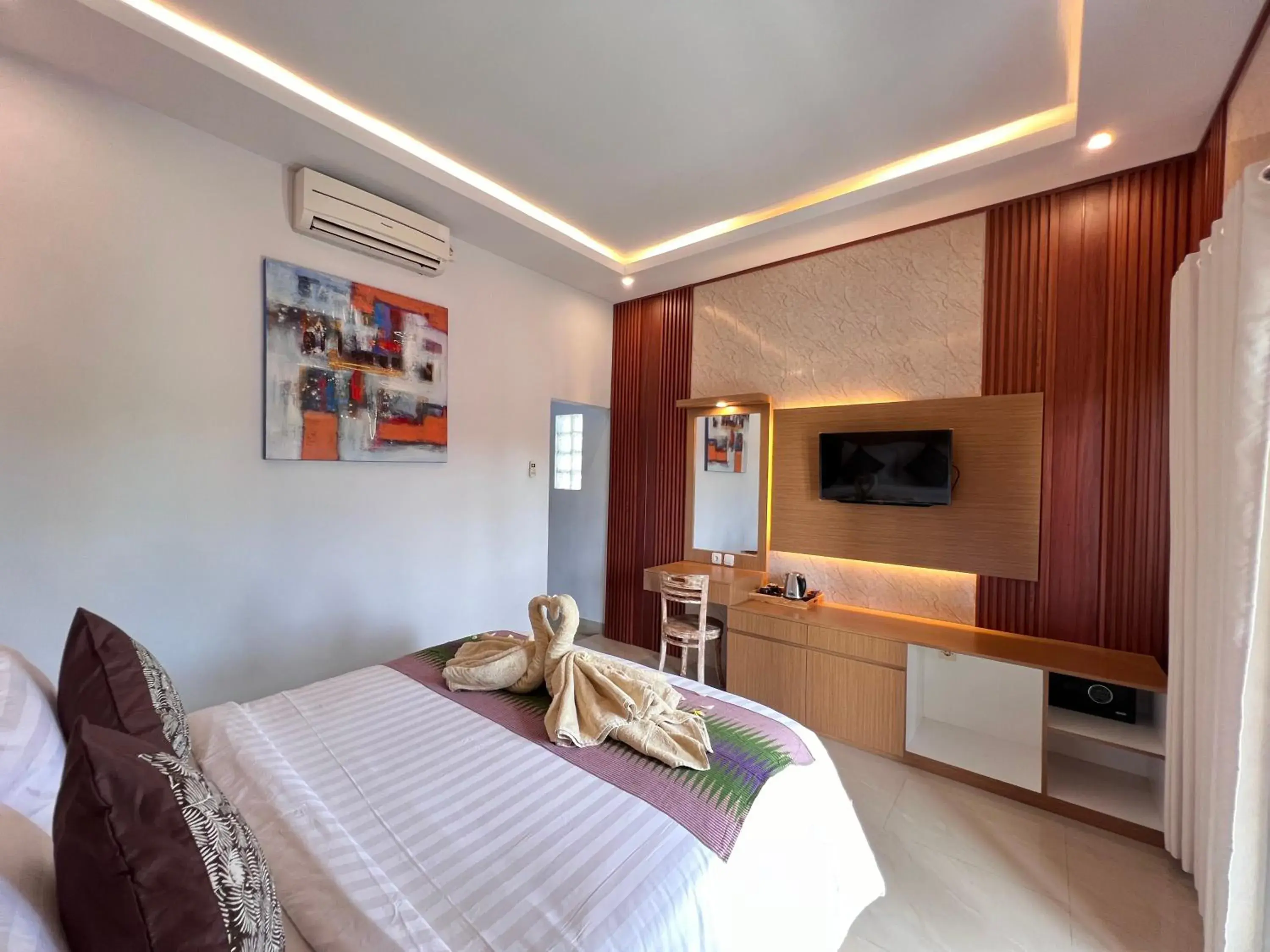 Bedroom, Bed in Lime Penida Cottages Bedroom, Bed in Lime Penida Cottages