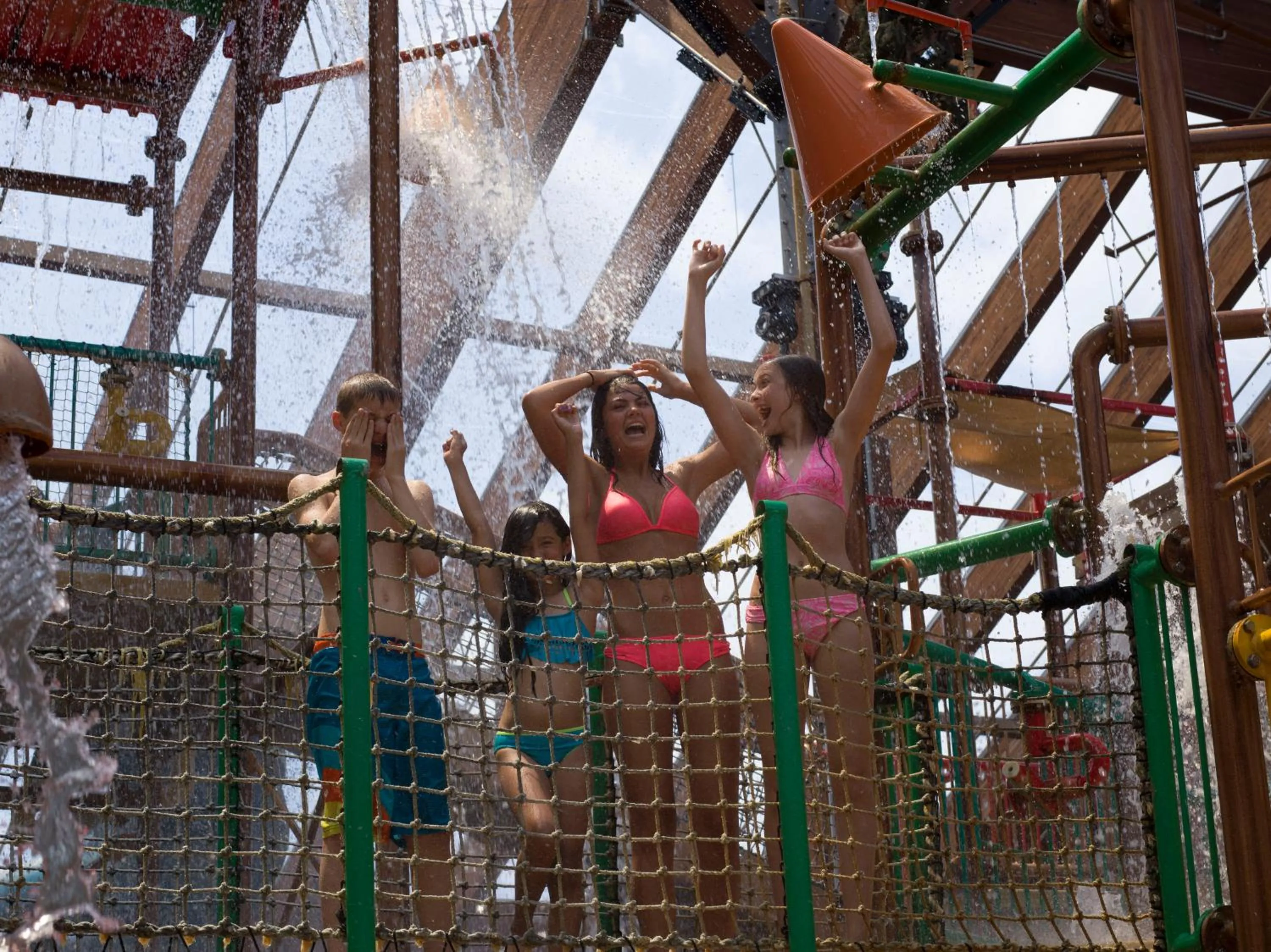 Aqua park in Six Flags Great Escape Lodge & Indoor Waterpark