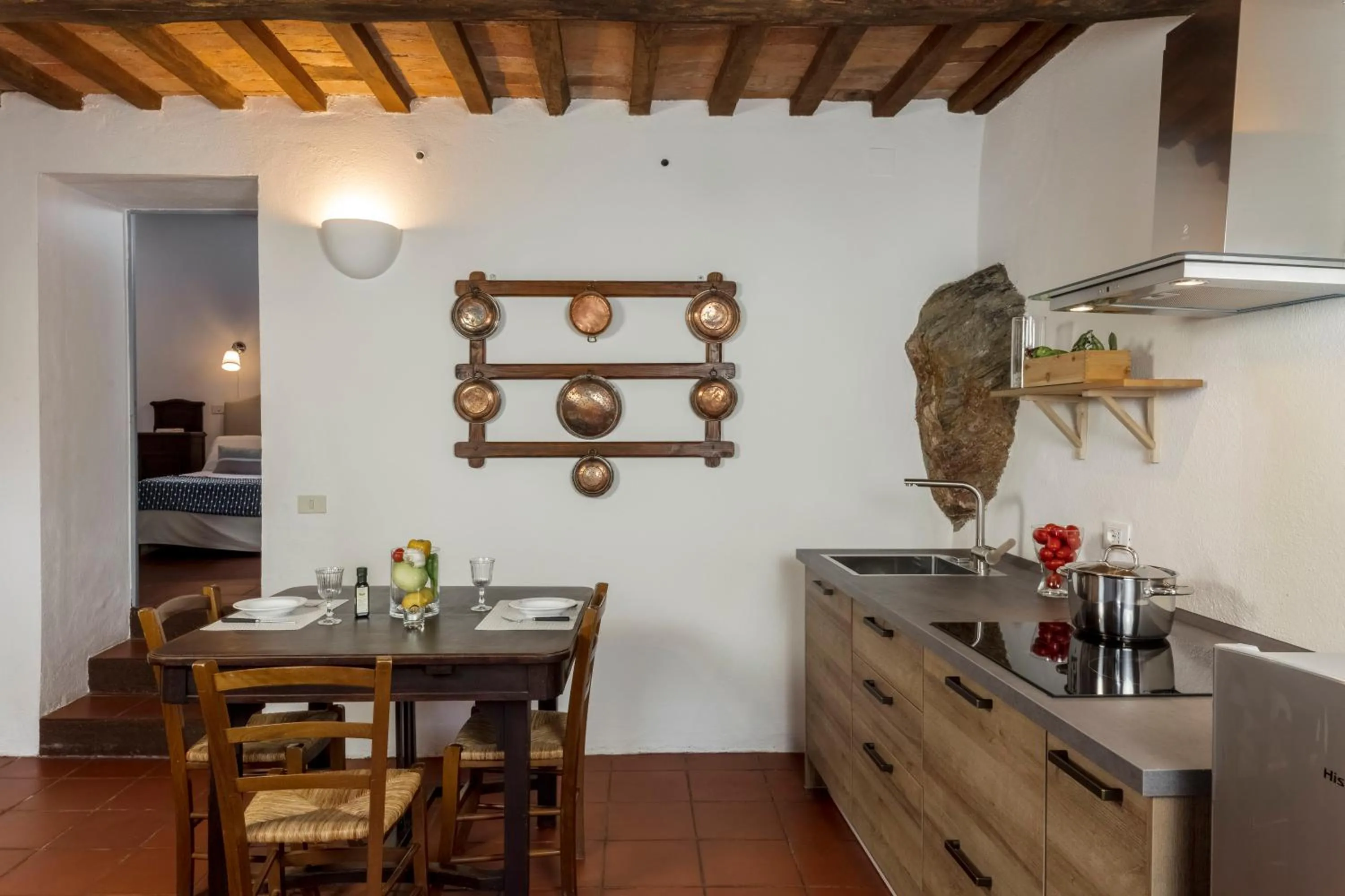 Kitchen or kitchenette in Tenuta della Selva
