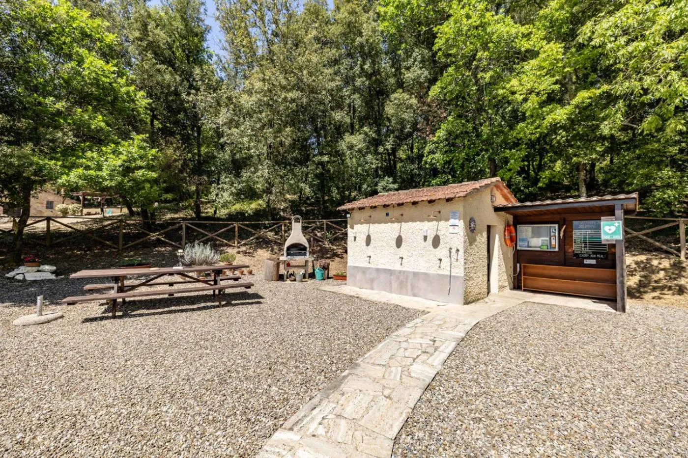 BBQ facilities in Tenuta della Selva