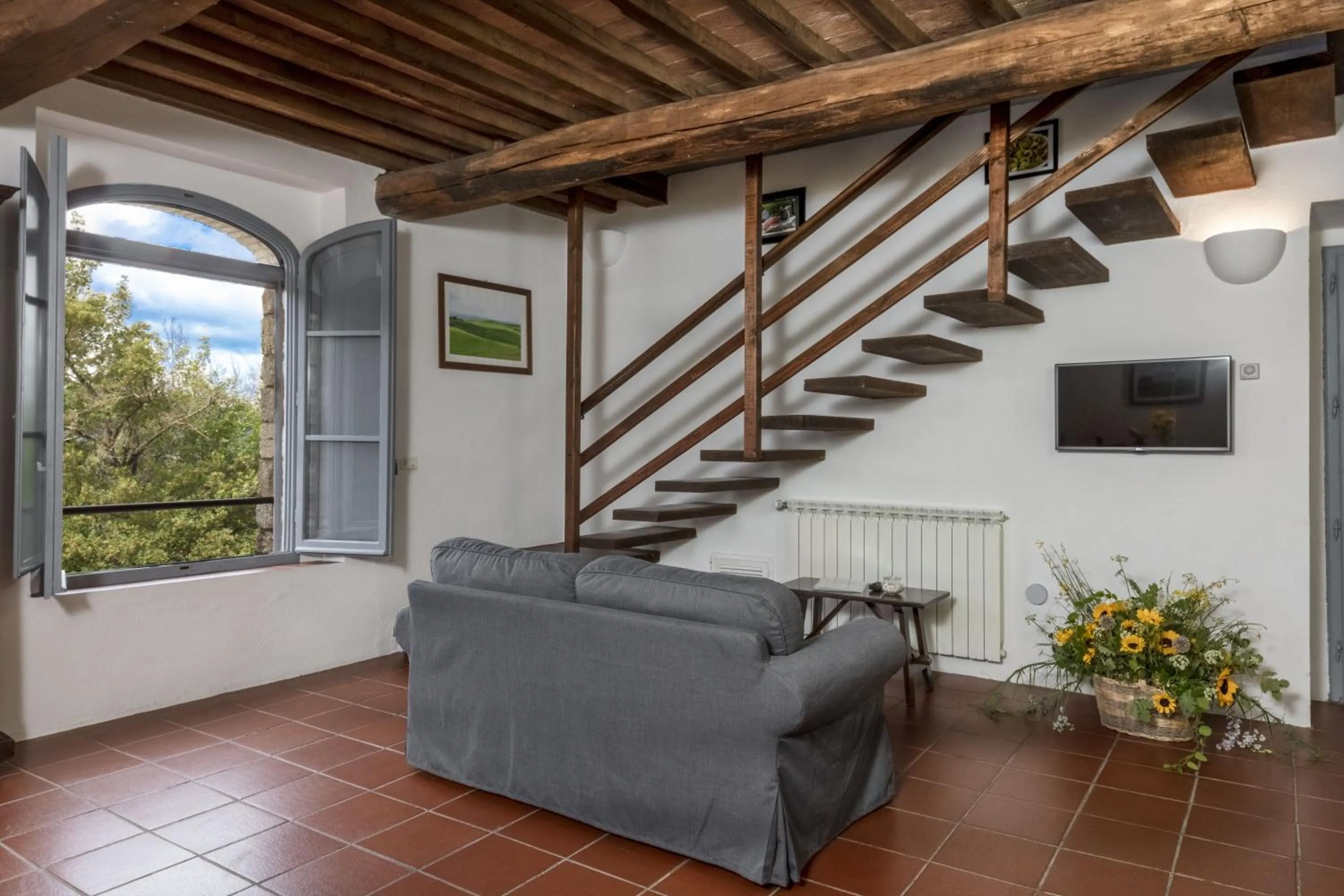 Living room in Tenuta della Selva