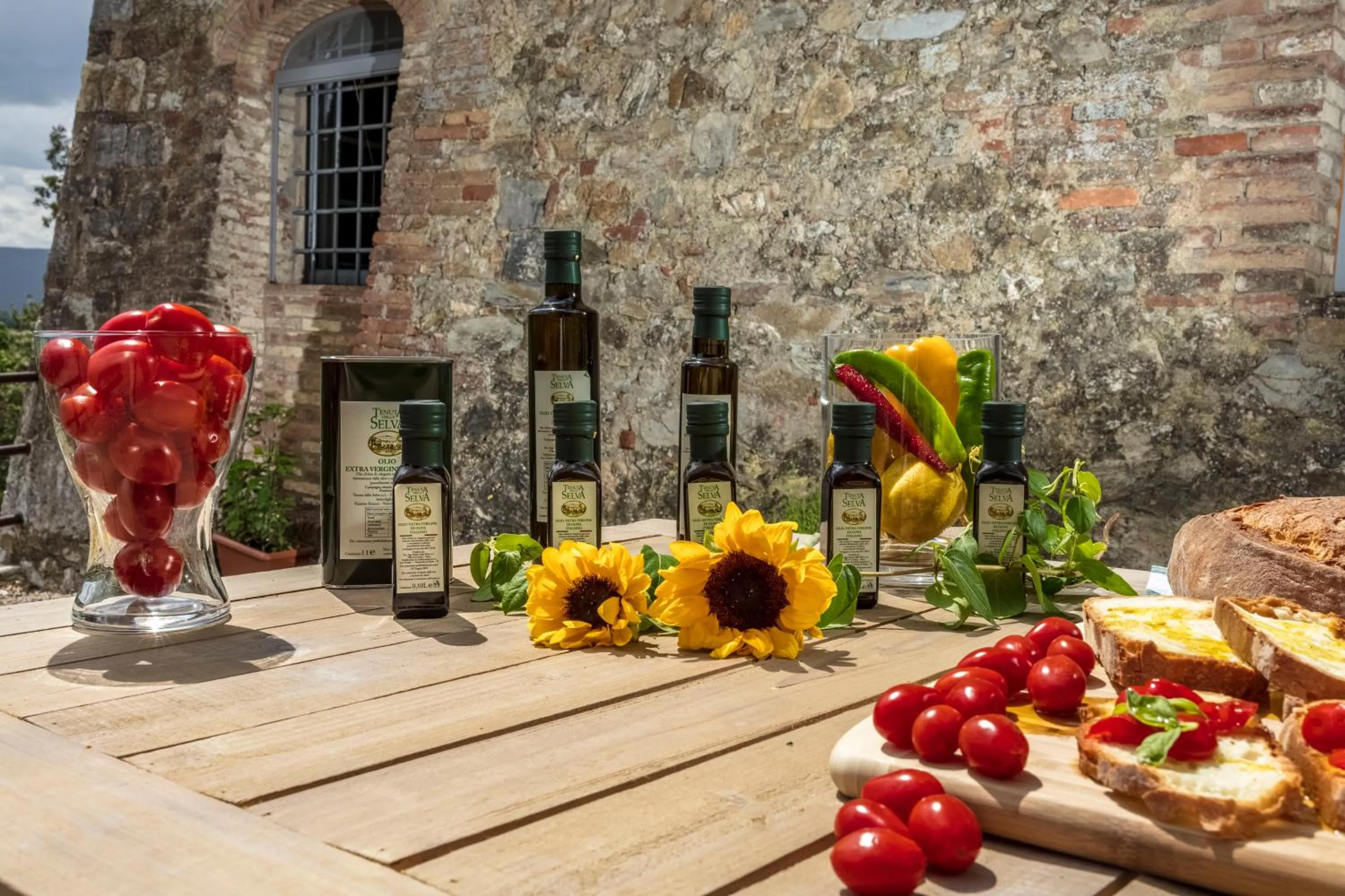 Food and drinks in Tenuta della Selva