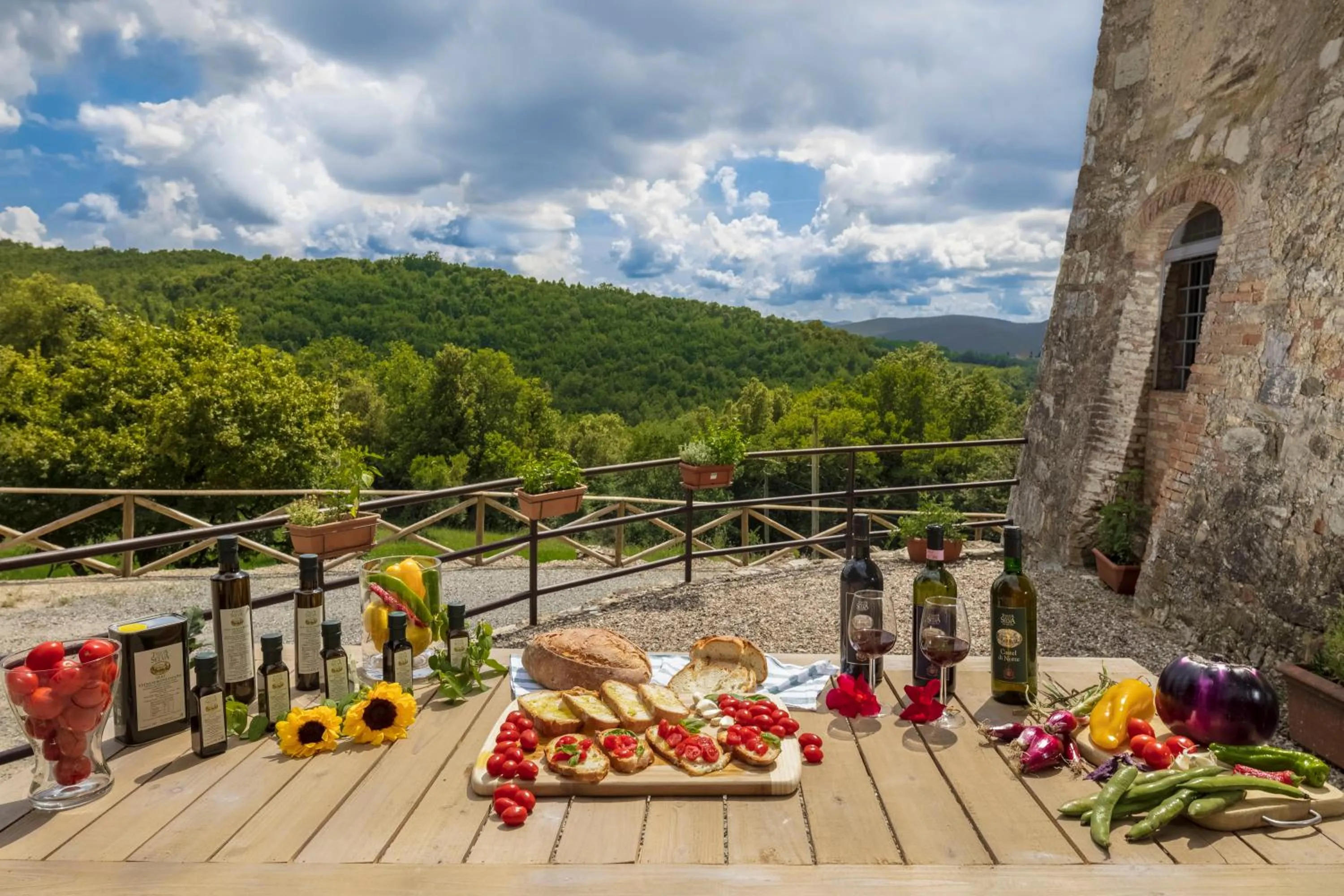 Food and drinks in Tenuta della Selva