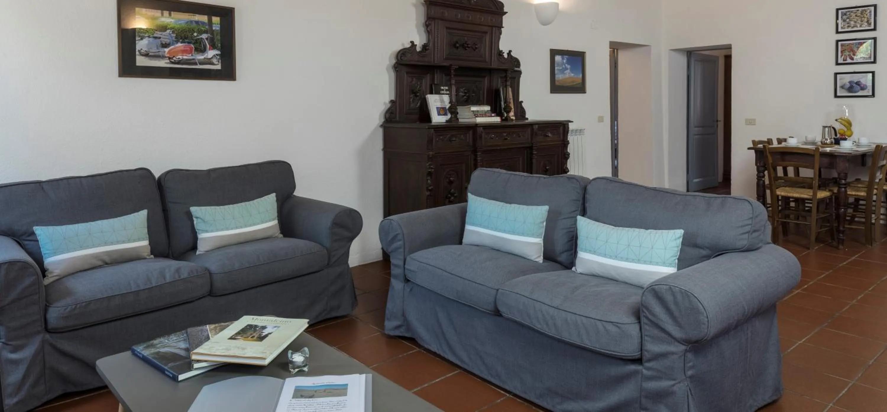 Living room in Tenuta della Selva
