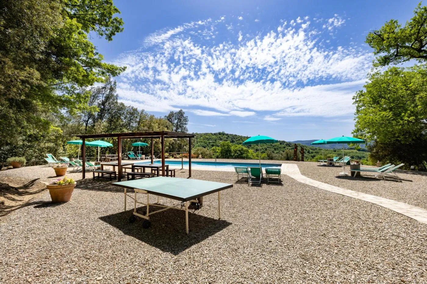 Table tennis in Tenuta della Selva