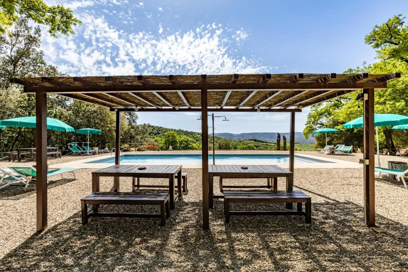Swimming pool in Tenuta della Selva