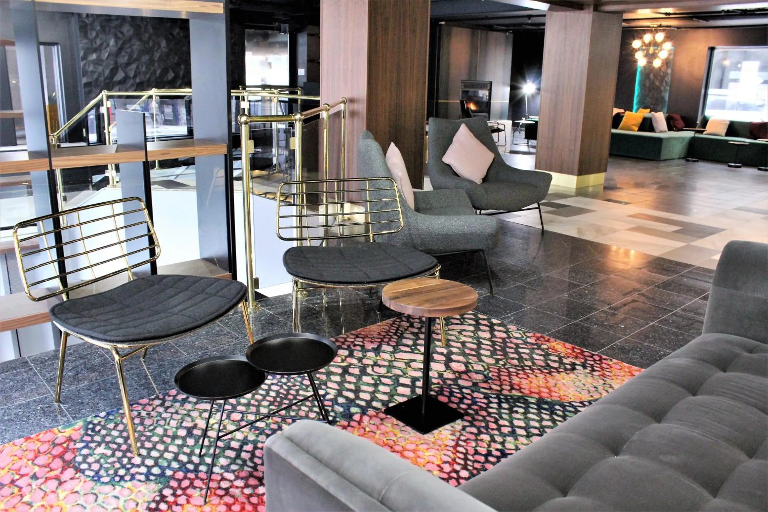 Lobby or reception in LELUX Hotel