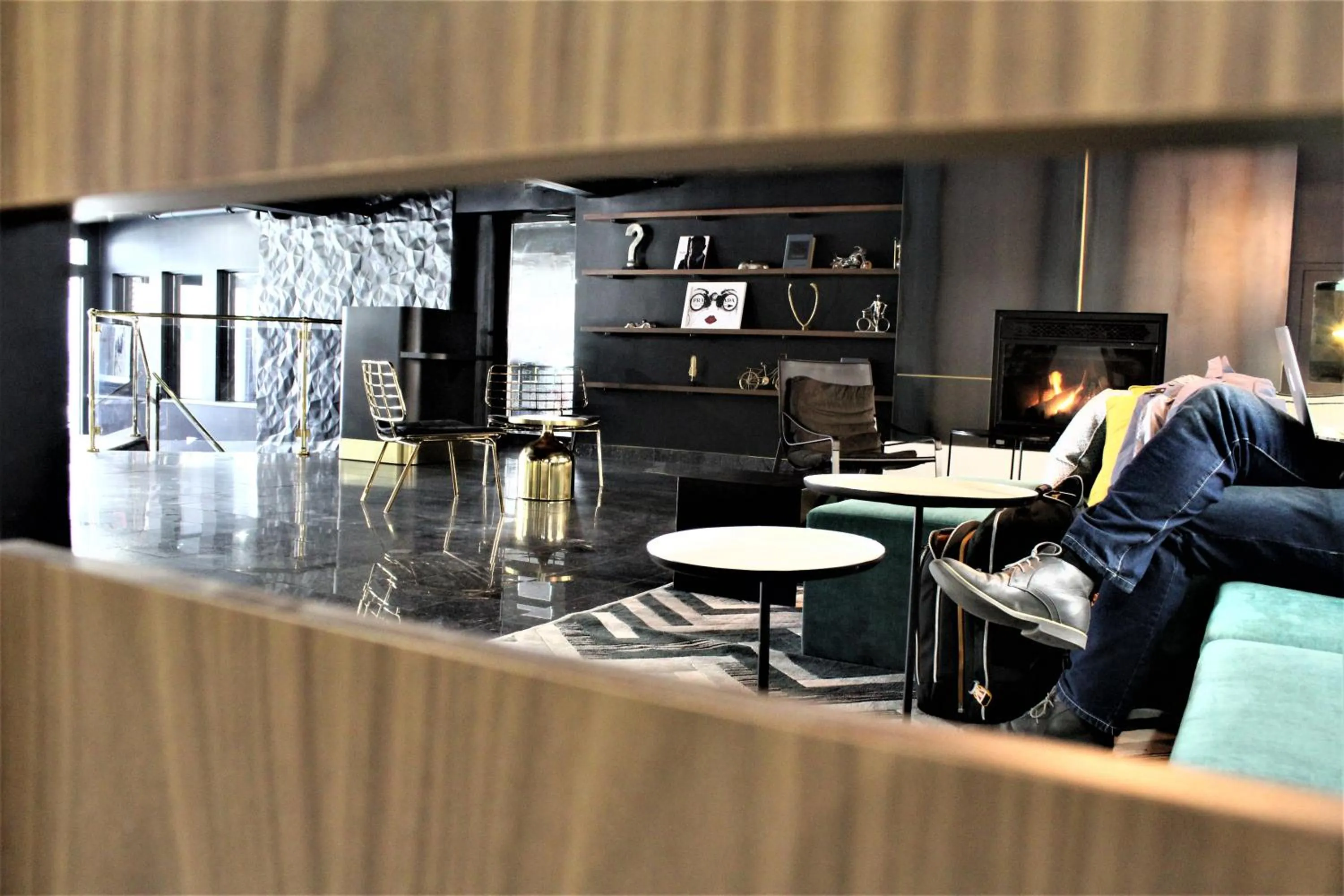 Lobby or reception in LELUX Hotel