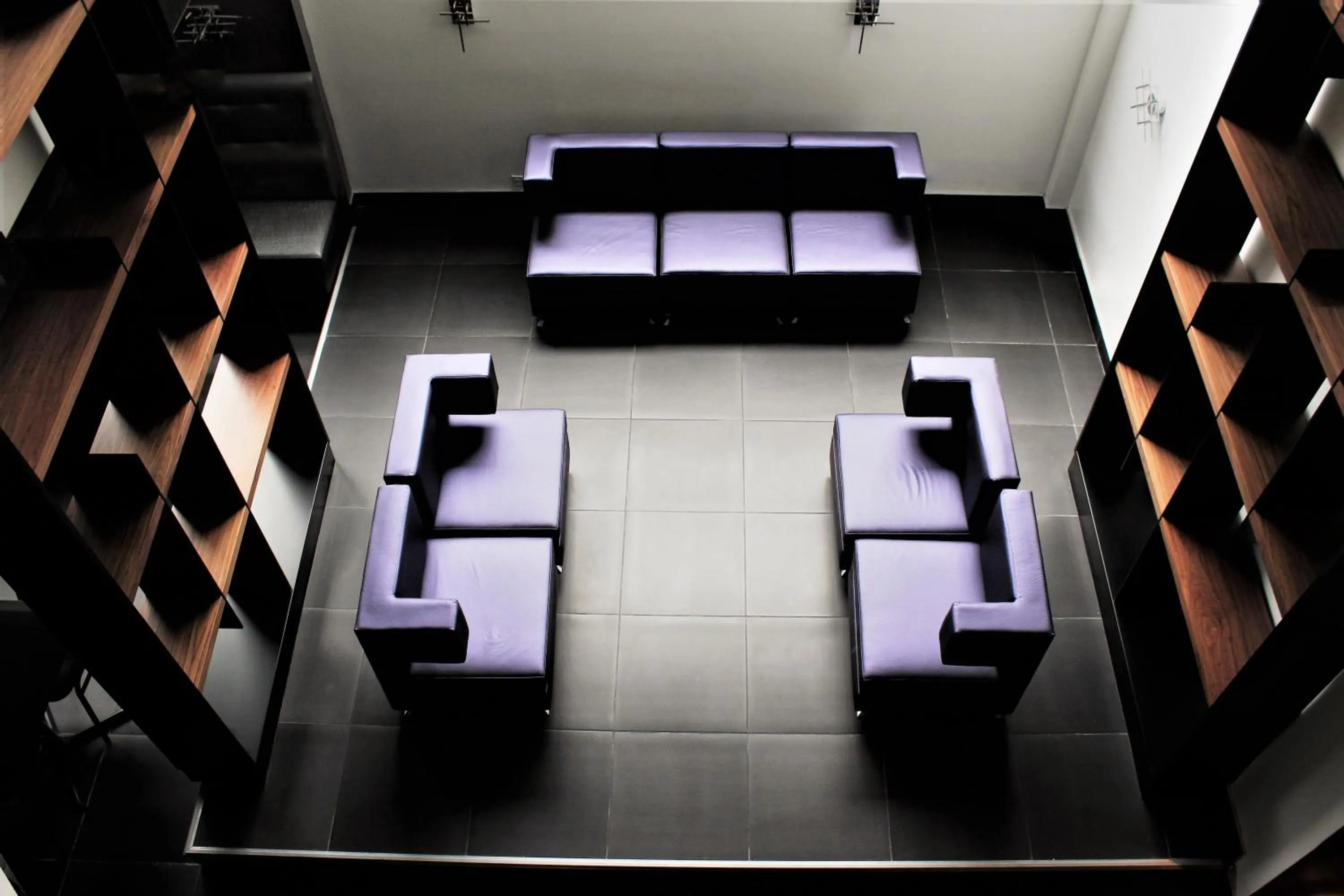 Library, Bed in LELUX Hotel