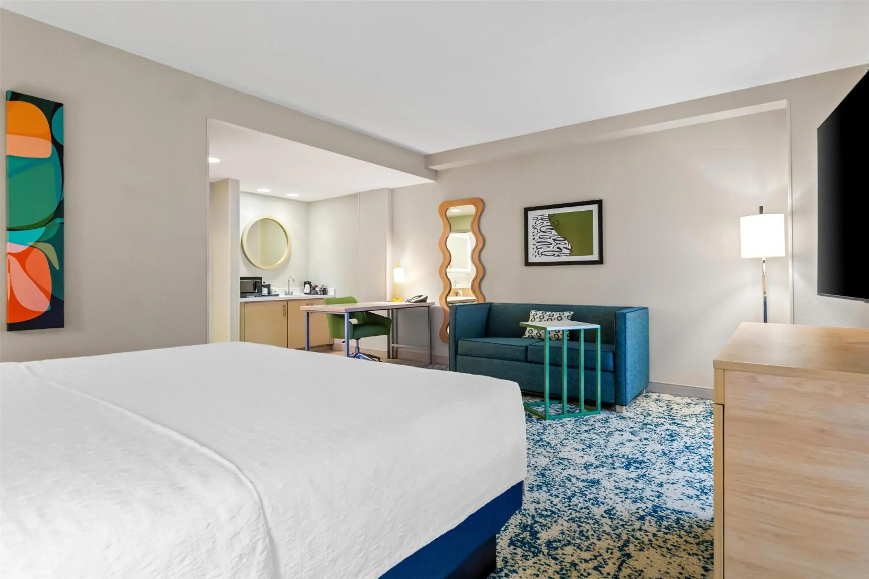 King Studio Suite with Sofa Bed and Balcony in Hampton Inn & Suites St. Petersburg/Downtown King Studio Suite with Sofa Bed and Balcony in Hampton Inn & Suites St. Petersburg/Downtown