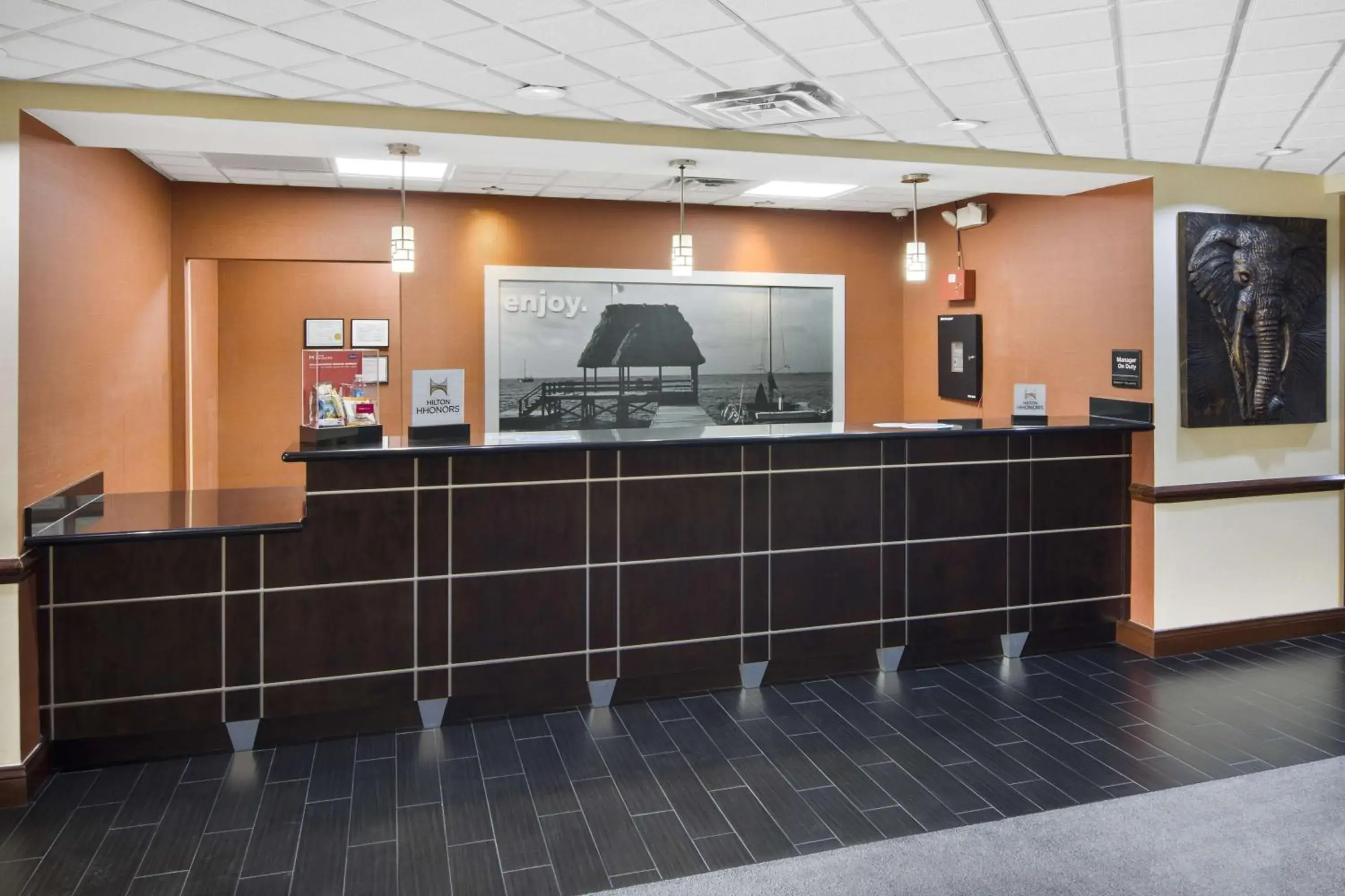 Lobby or reception in Hampton Inn Hinesville Lobby or reception in Hampton Inn Hinesville