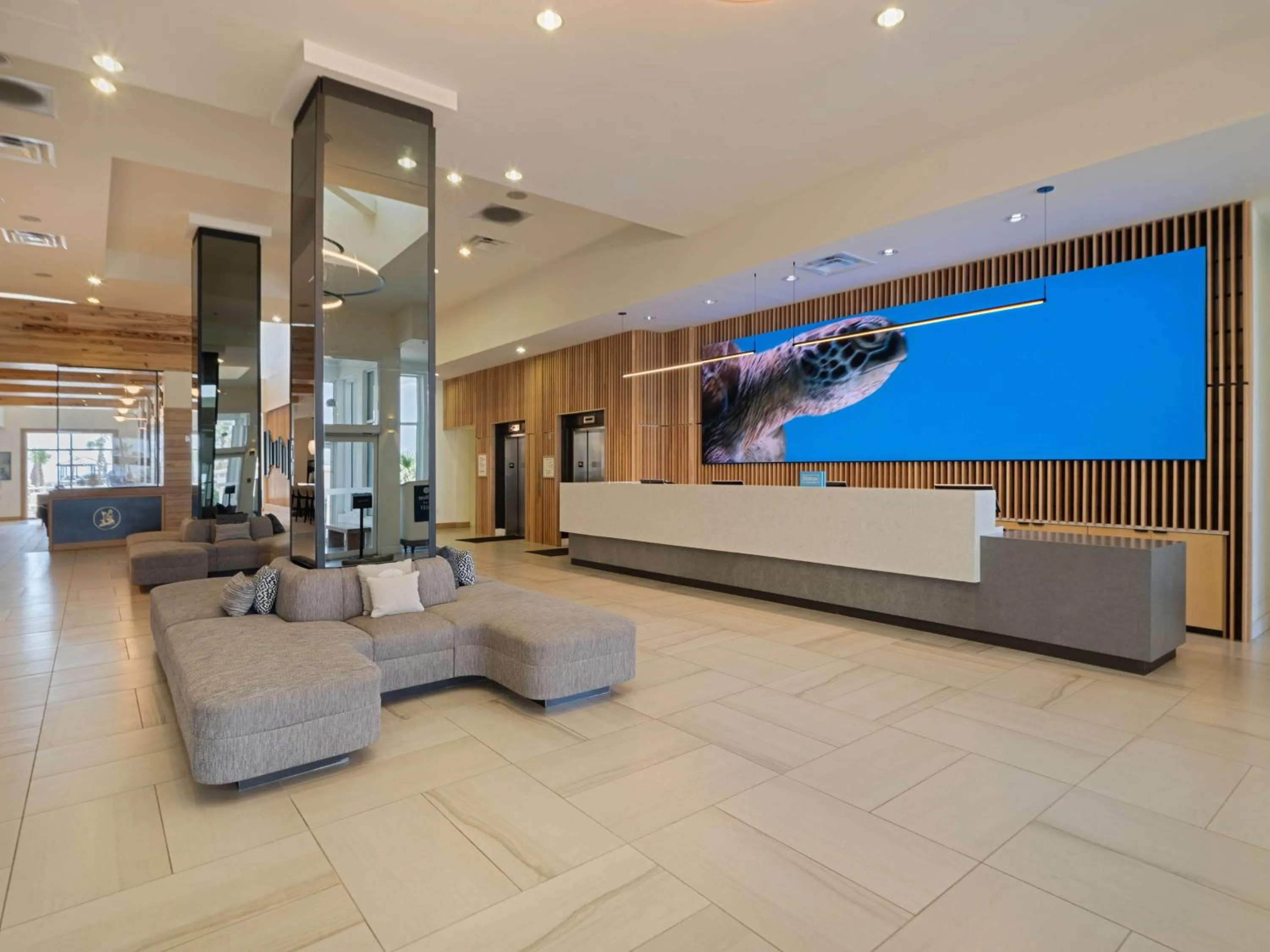 Lobby or reception in Hilton Pensacola Beach