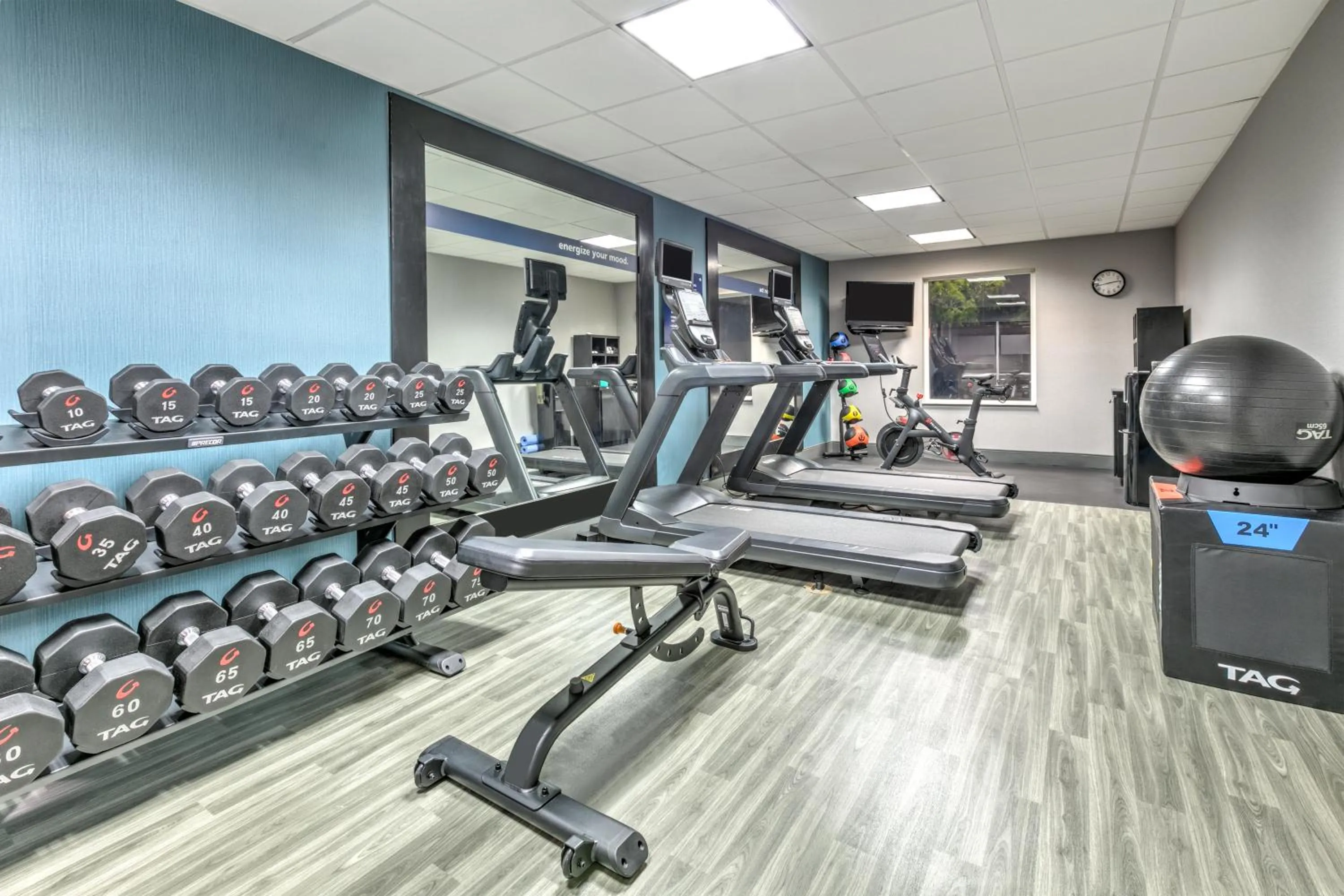 Fitness centre/facilities in Hampton Inn Kingsville
