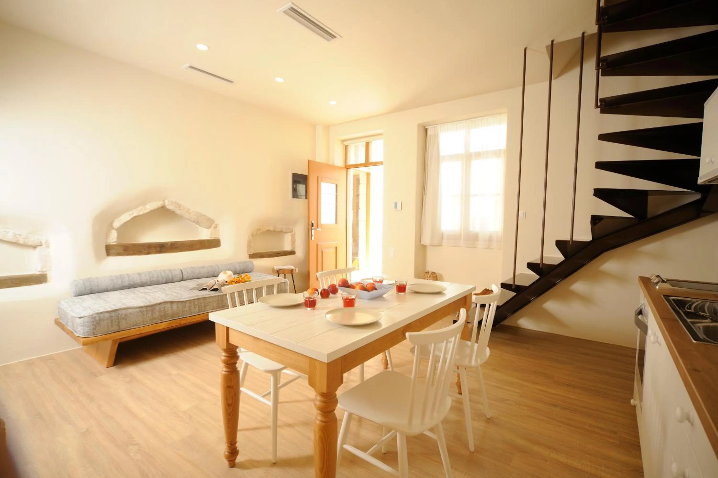 Kitchen or kitchenette, Bed in Veranda Rossa Suites