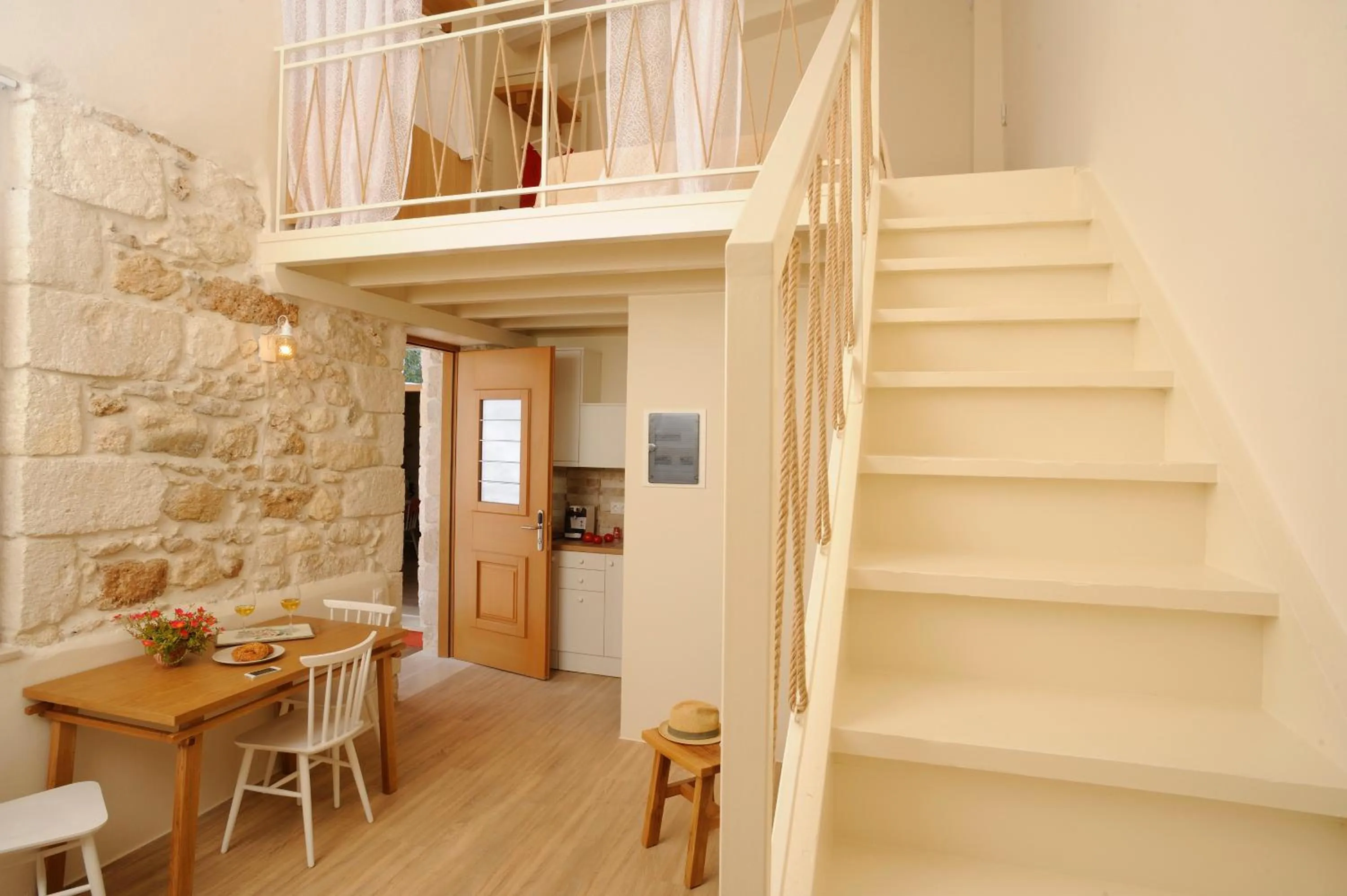 Kitchen or kitchenette in Veranda Rossa Suites