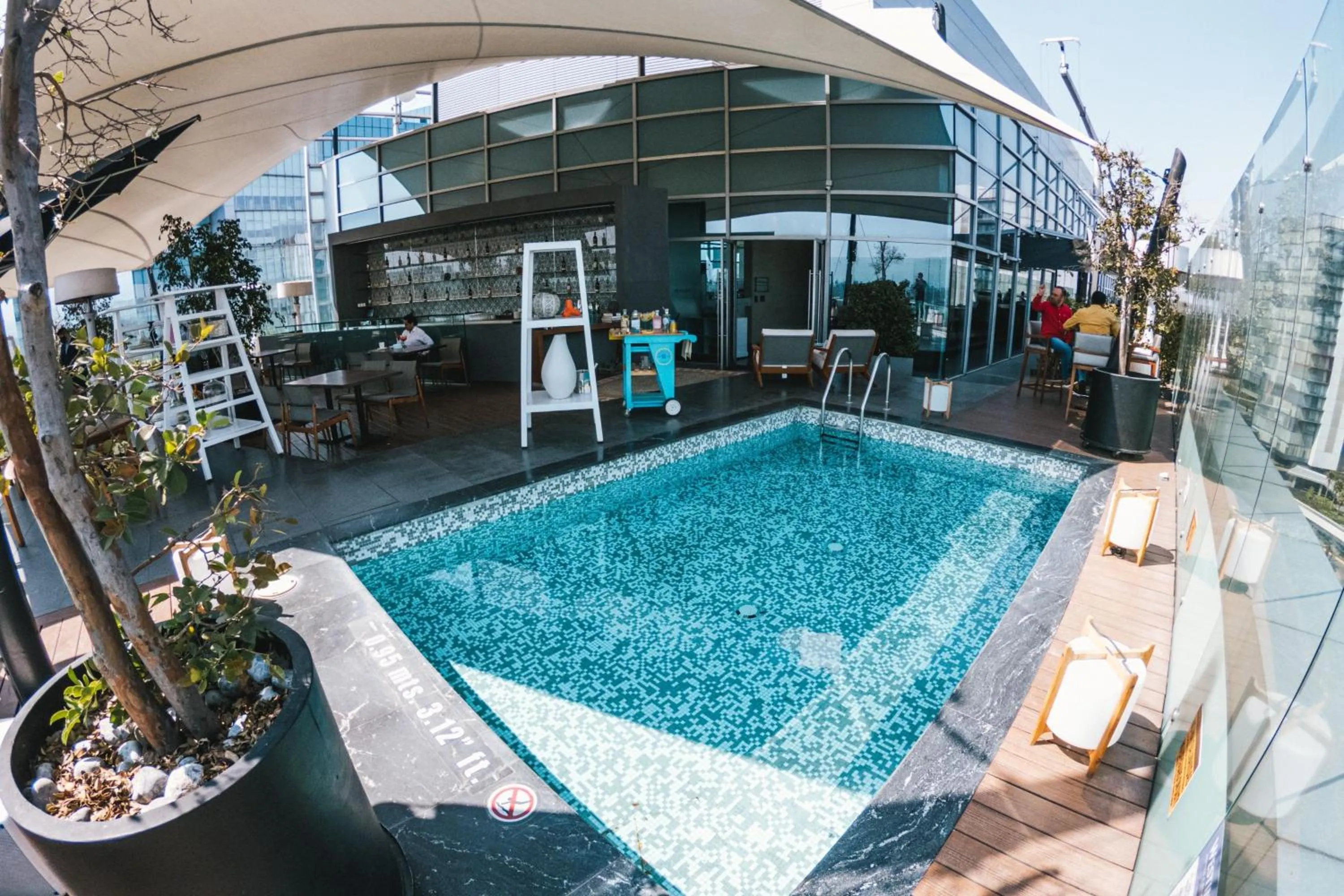 Swimming pool in The Westin Santa Fe, Mexico City