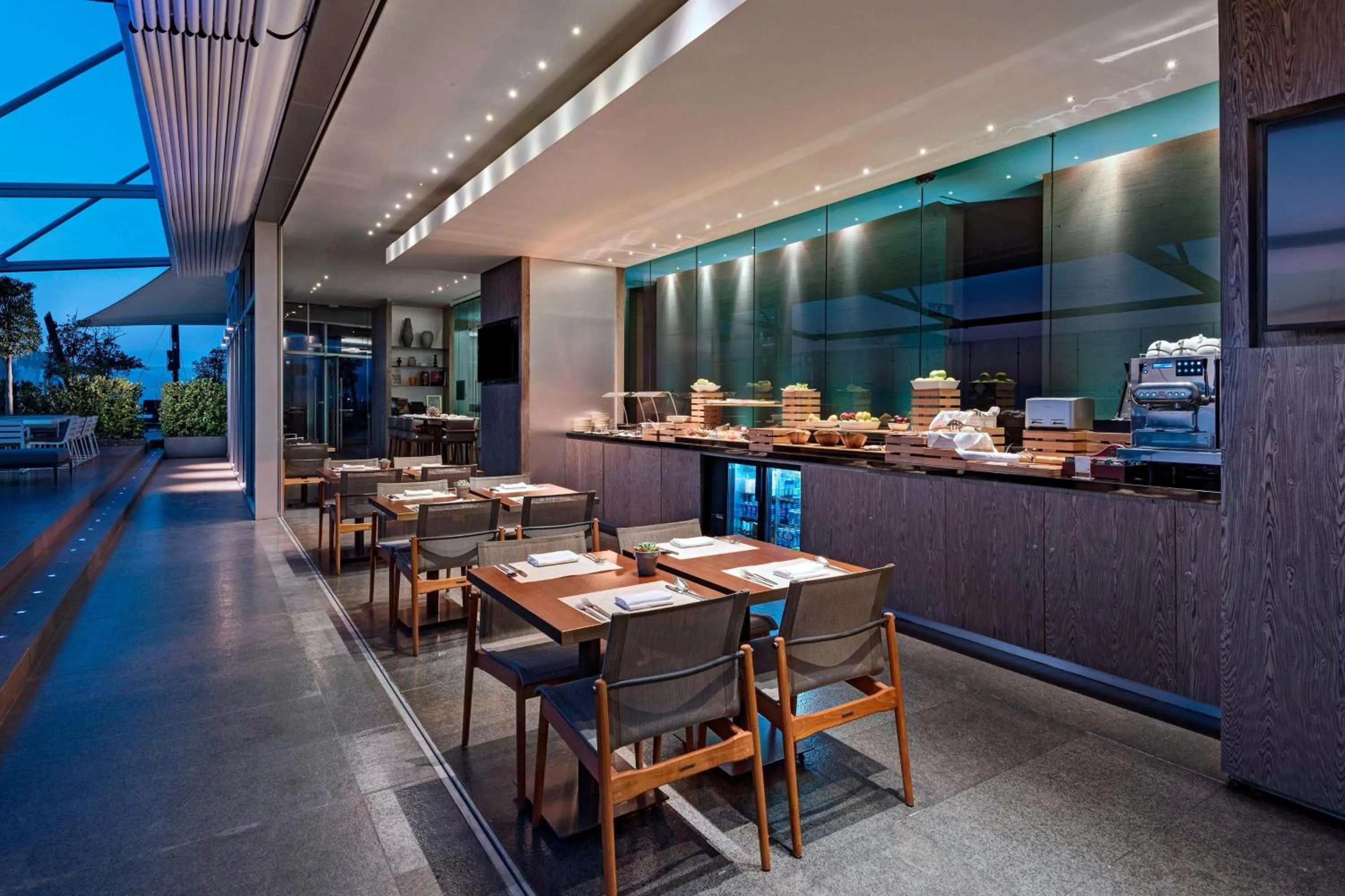 Breakfast in The Westin Santa Fe, Mexico City