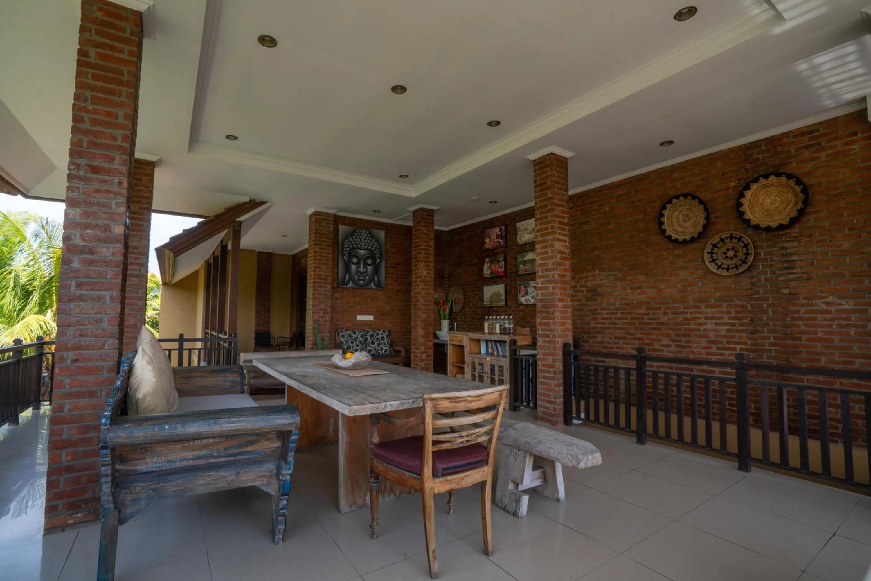 Seating area in Wiras Village