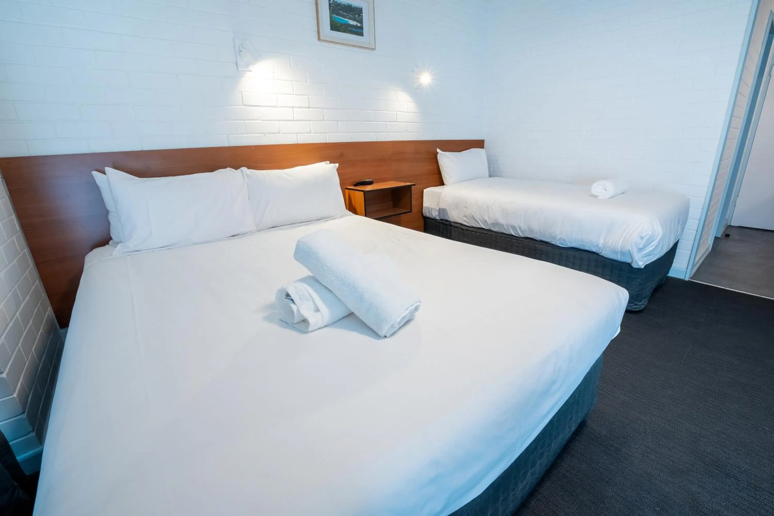 Bed in Bayside Hotel