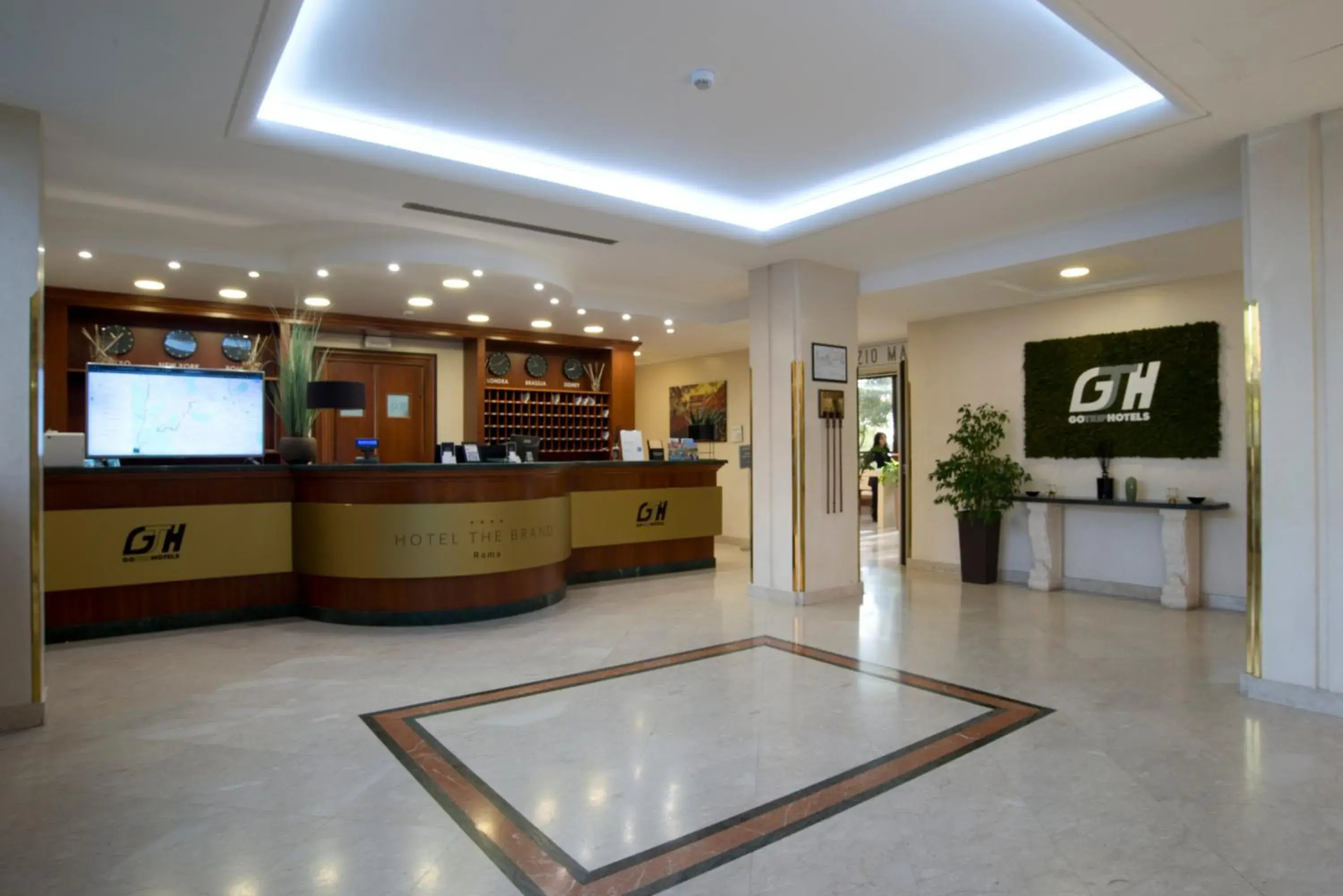 Lobby or reception in Hotel The Brand Lobby or reception in Hotel The Brand