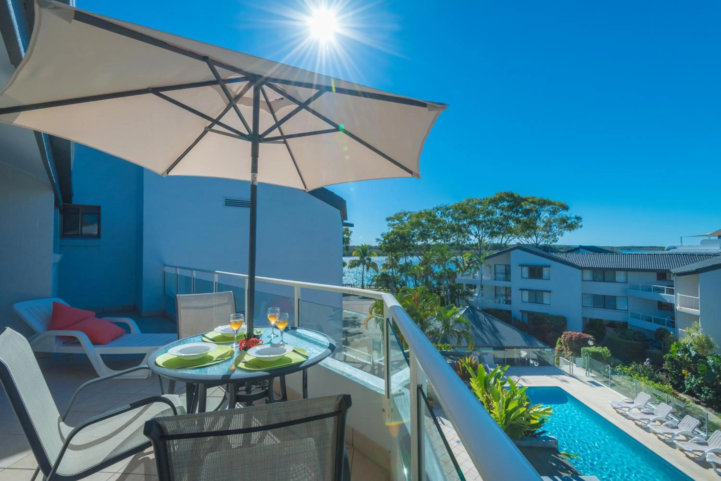 Balcony/Terrace in Munna Beach Apartments