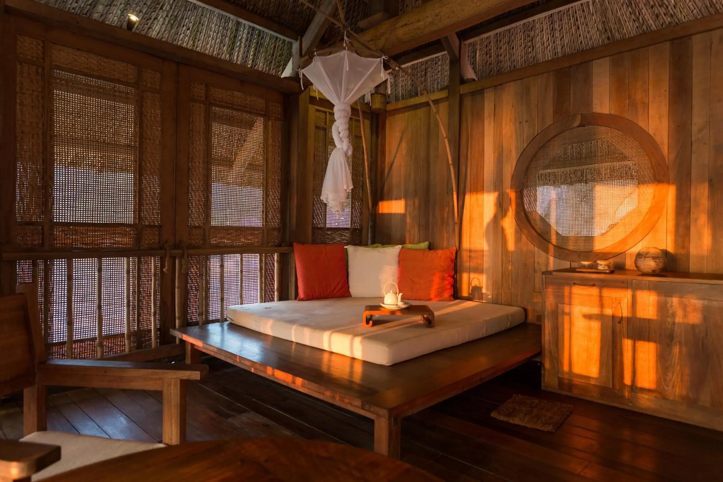 Living room, Bed in Six Senses Ninh Van Bay Living room, Bed in Six Senses Ninh Van Bay