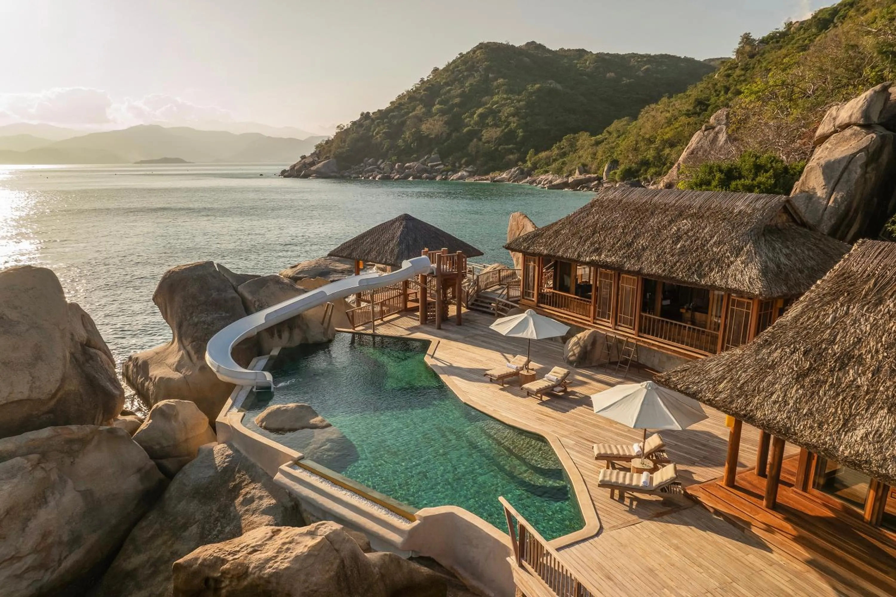 Natural landscape in Six Senses Ninh Van Bay