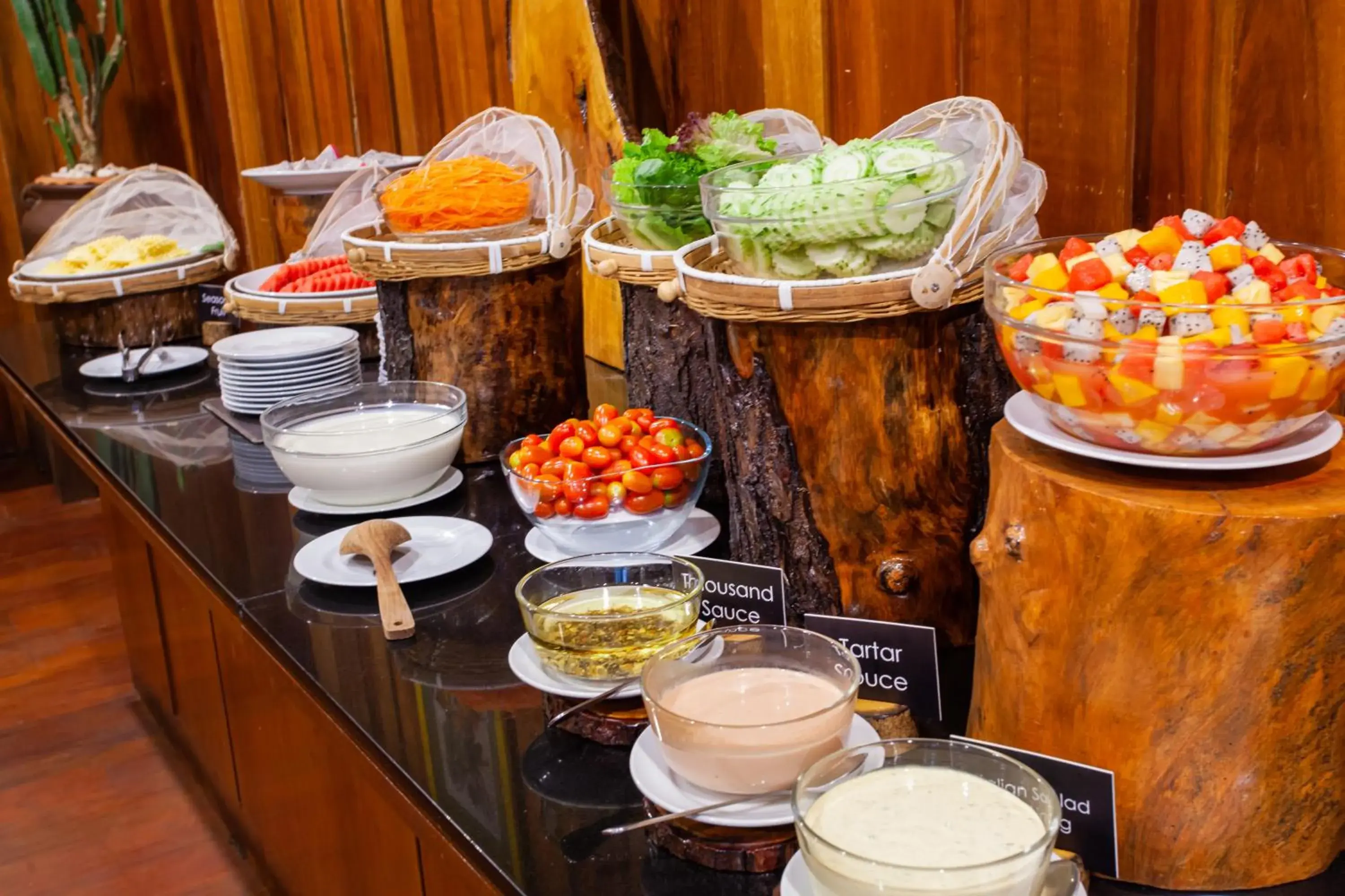 Buffet breakfast in Baan Krating Phuket Resort -SHA Plus Buffet breakfast in Baan Krating Phuket Resort -SHA Plus