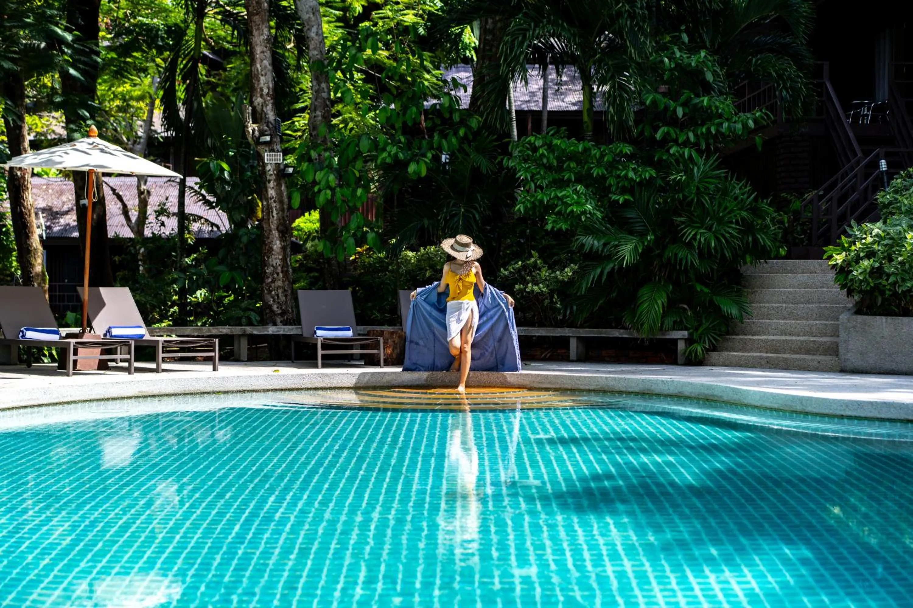 Swimming pool in Baan Krating Phuket Resort -SHA Plus