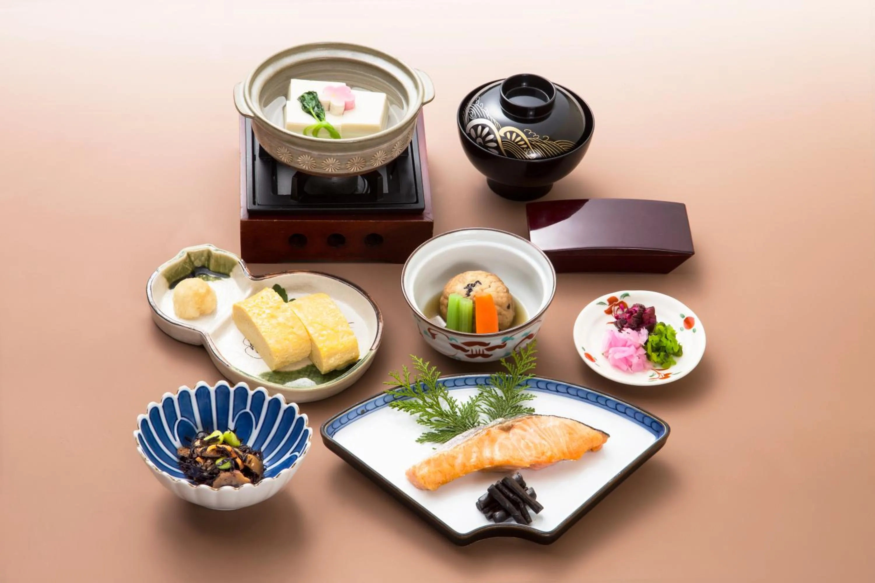 Breakfast in Kyoto Ryokan Hirashin