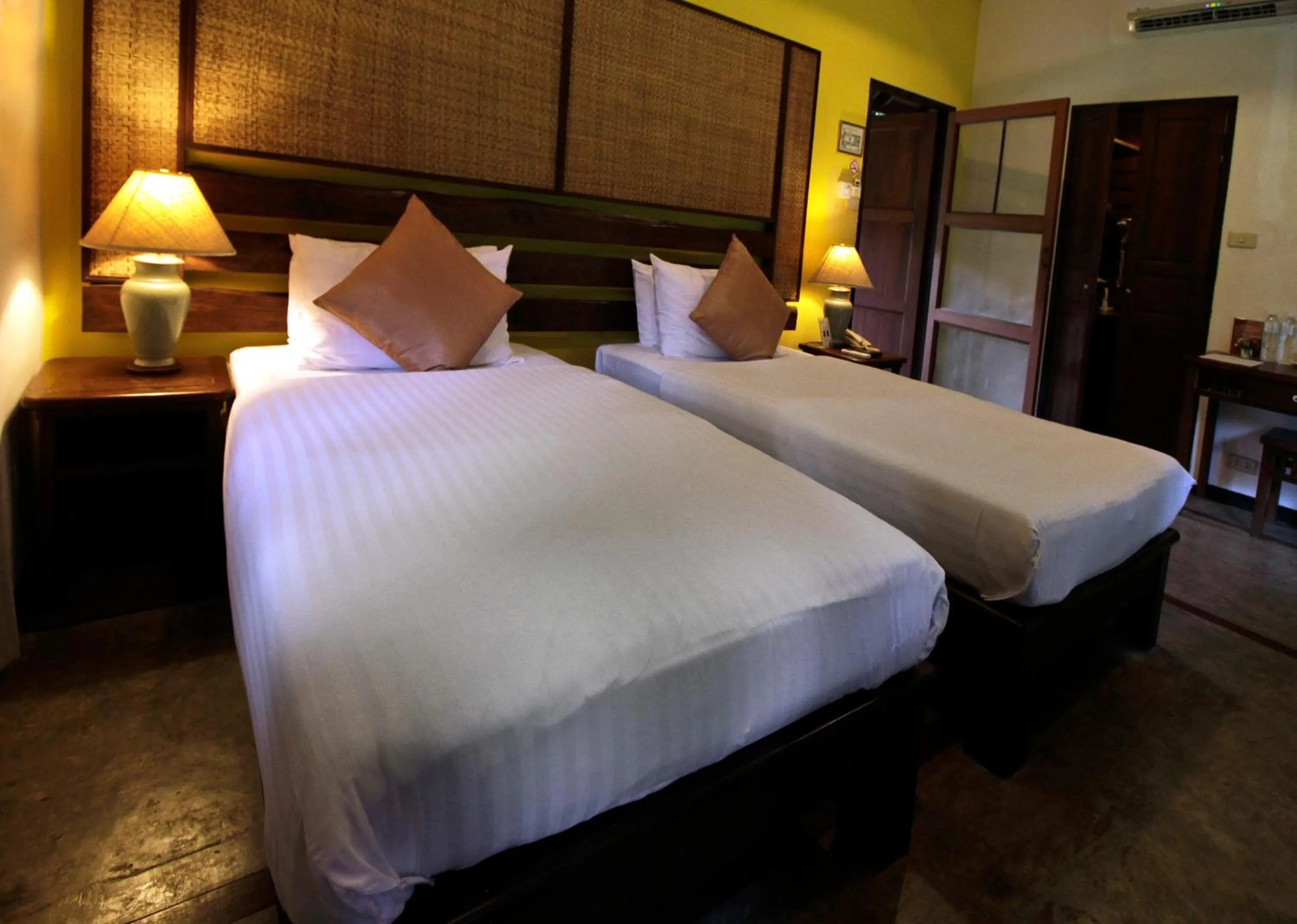 Bedroom, Bed in Baan Krating Pai Resort - SHA Plus